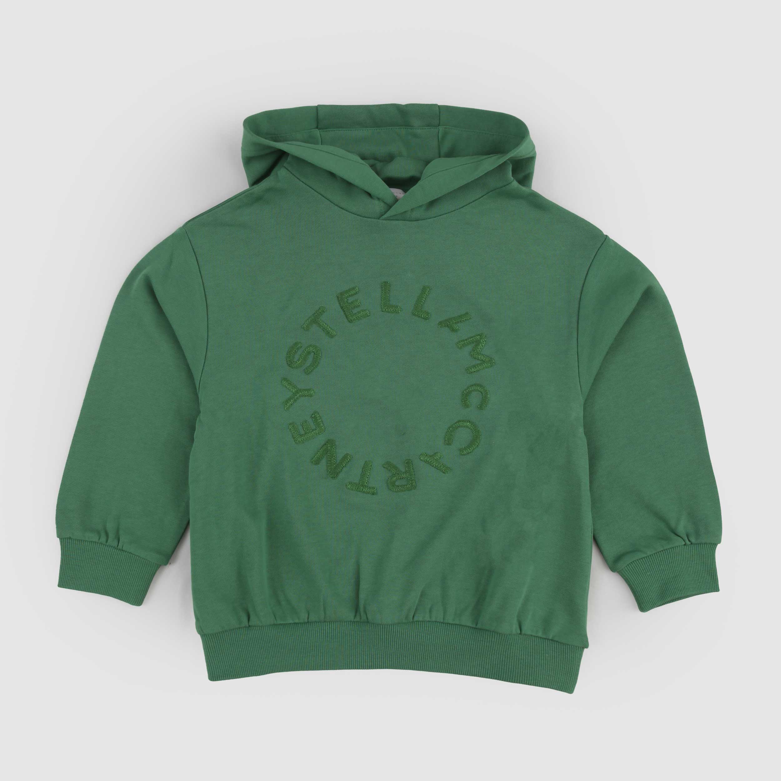 Green Sweatshirt with Embroidery by STELLA MCCARTNEY