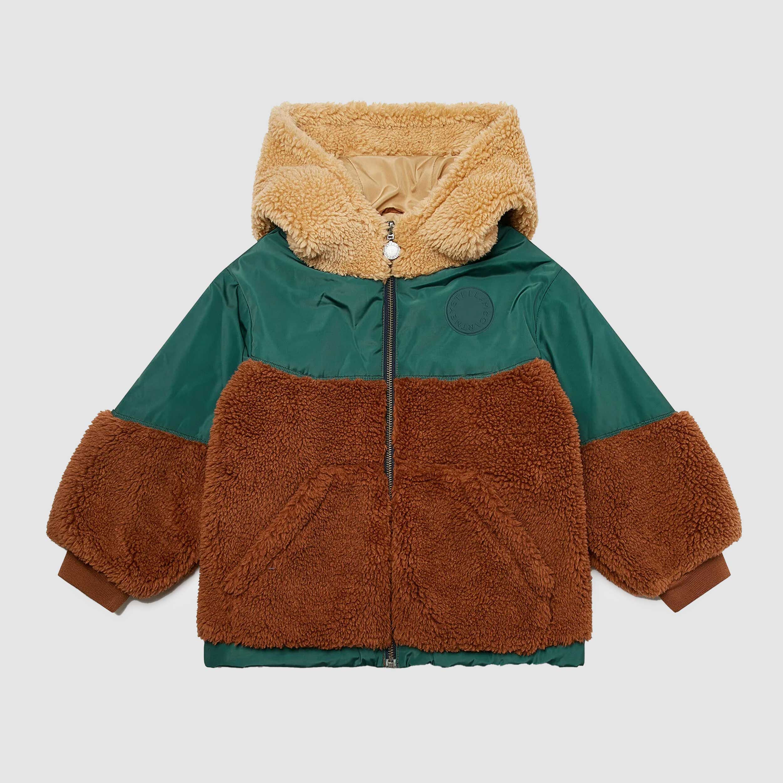 Giacca Multicolor in Pile Teddy Firmata STELLA MCCARTNEY