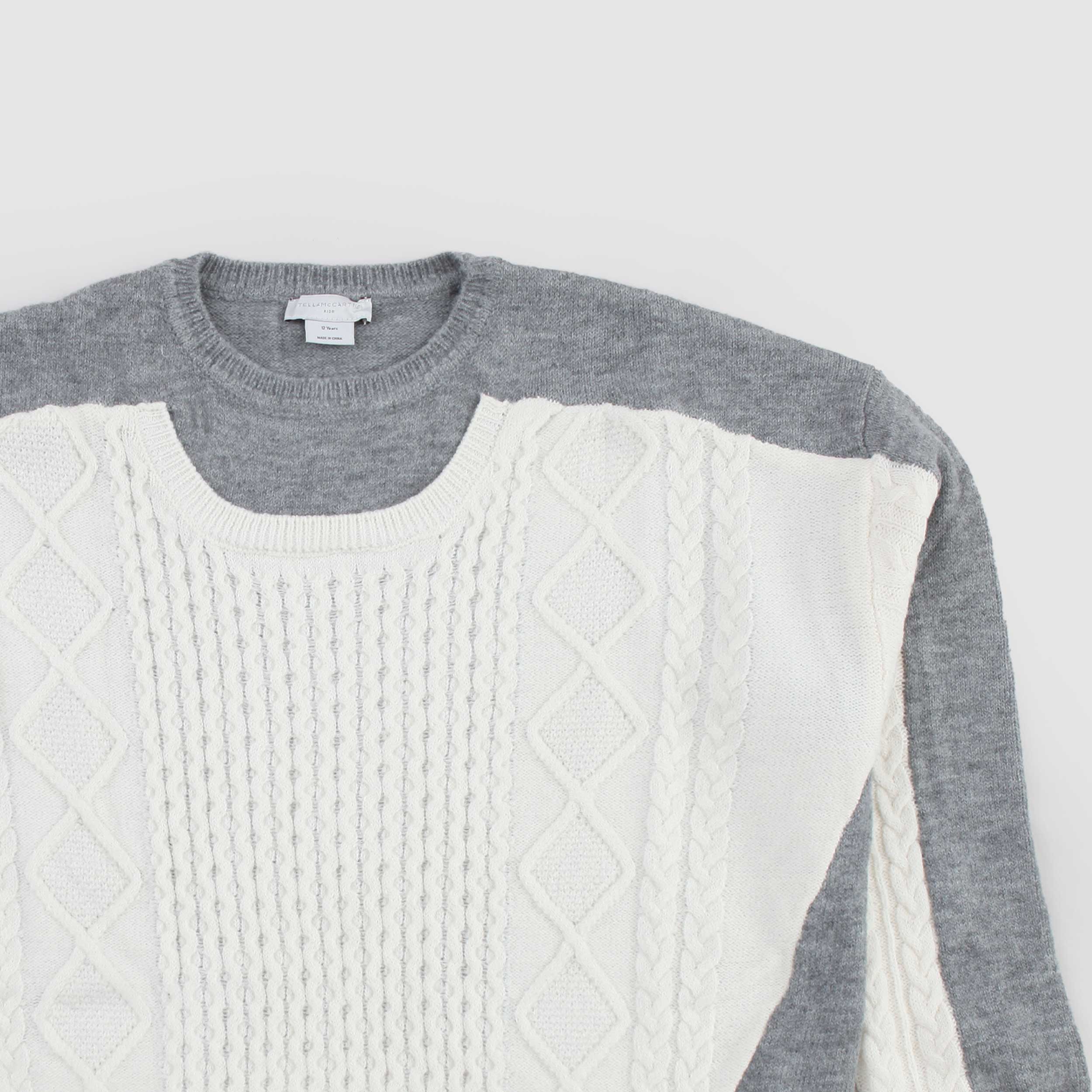 Grey and Milk T-Shirt for Girl by STELLA MCCARTNEY