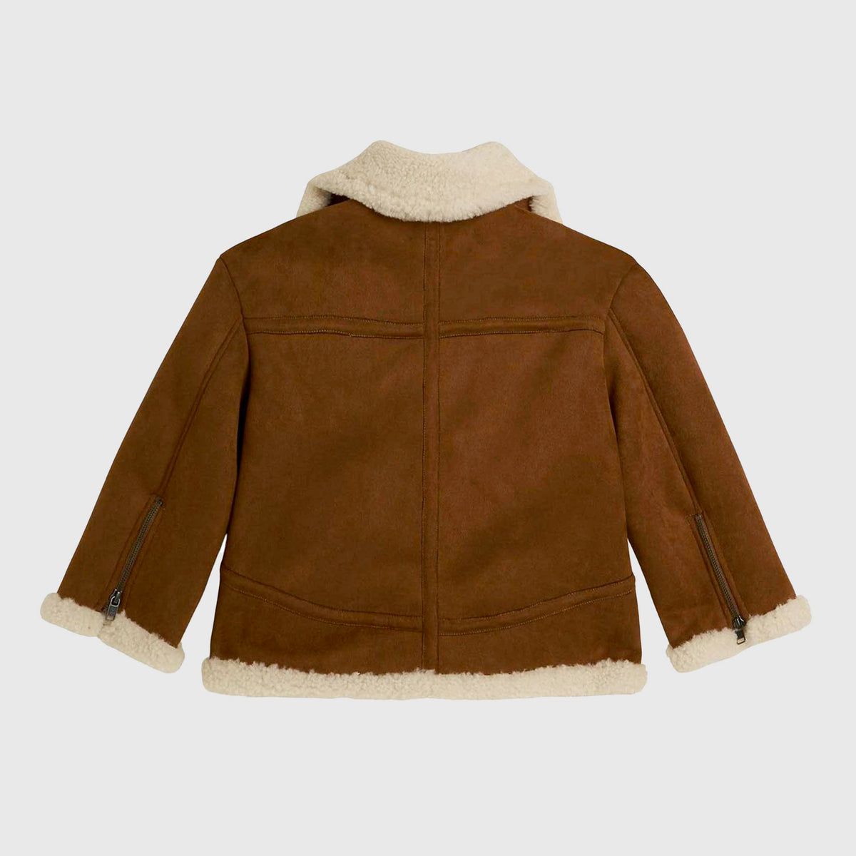Giacca Marrone in Finta Pelle per Bambini by STELLA MCCARTNEY