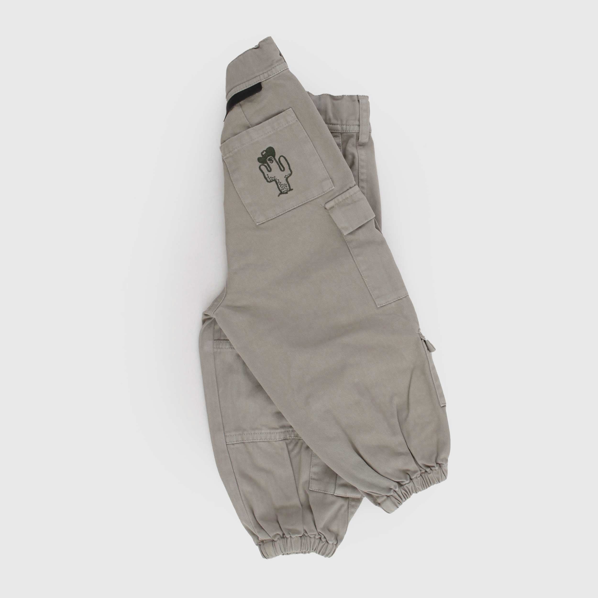 Pantalone Verde Cargo con Coulisse By STELLA MCCARTNEY
