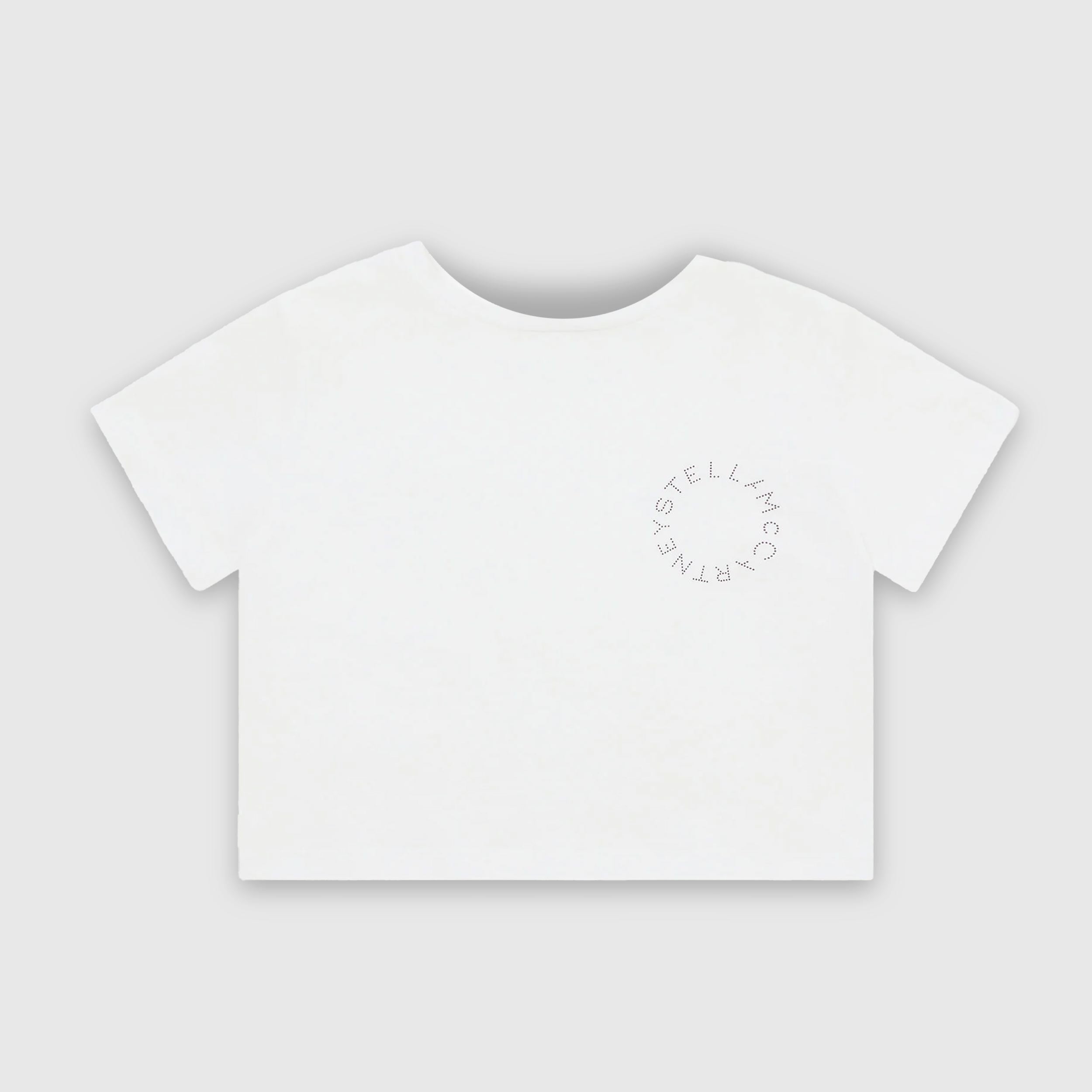 STELLA MCCARTNEY White Short Boxy T-Shirt