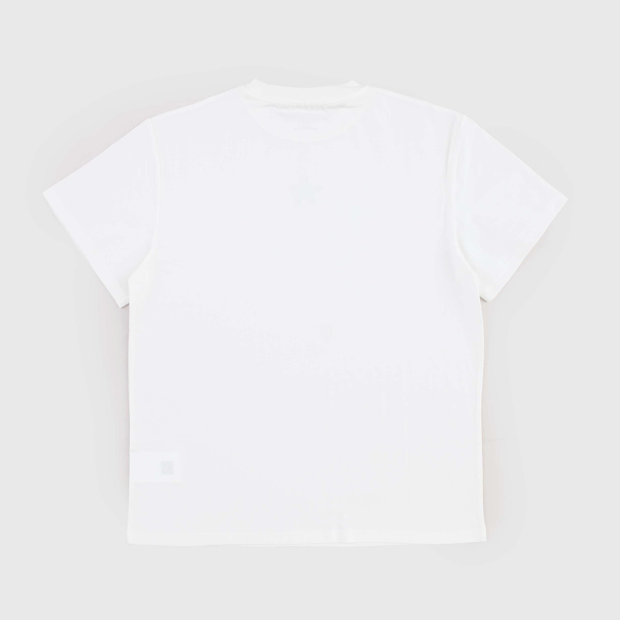White Short Sleeve T-shirt with Application by STELLA MCCARTNEY