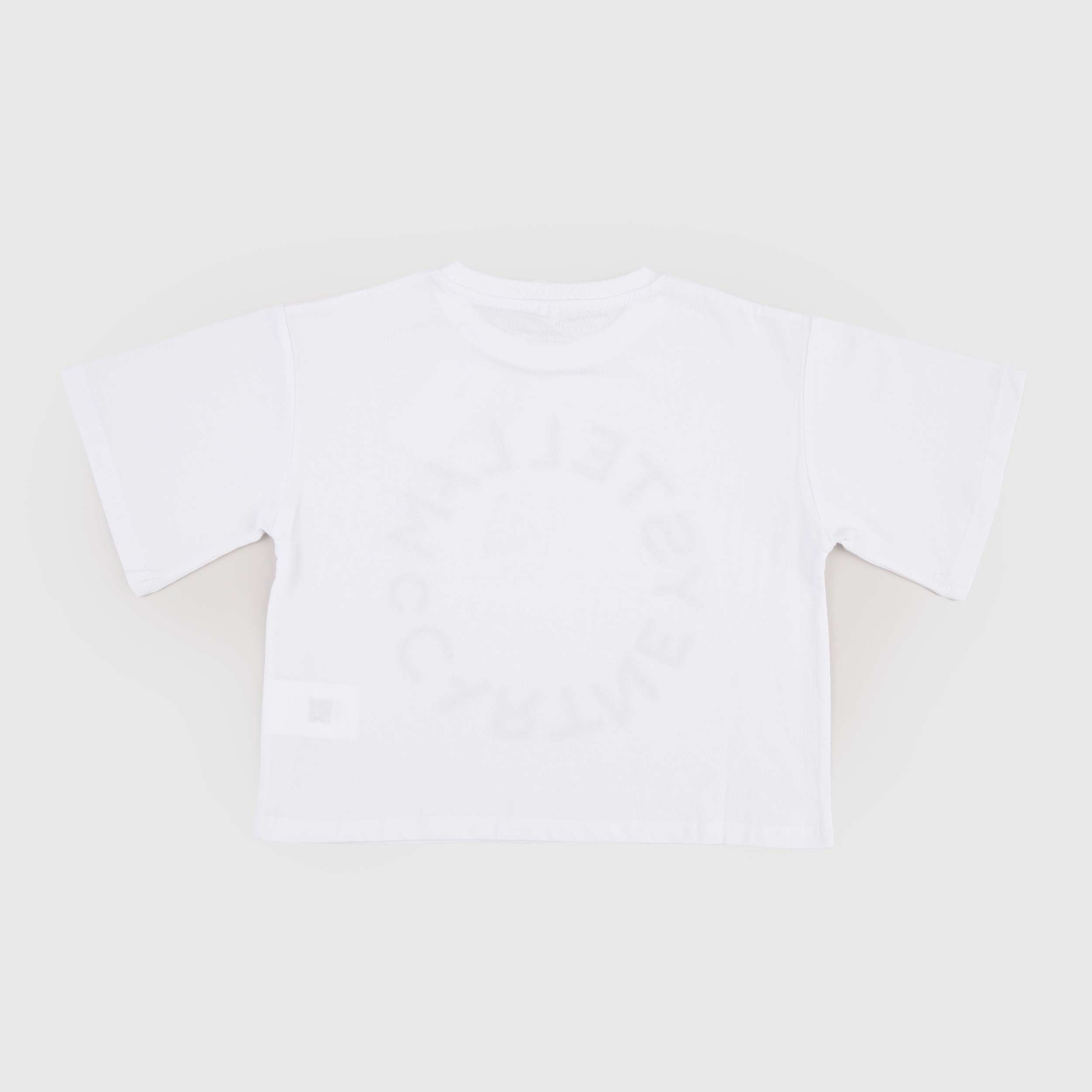 STELLA MCCARTNEY T-shirt with iconic embroidered lettering