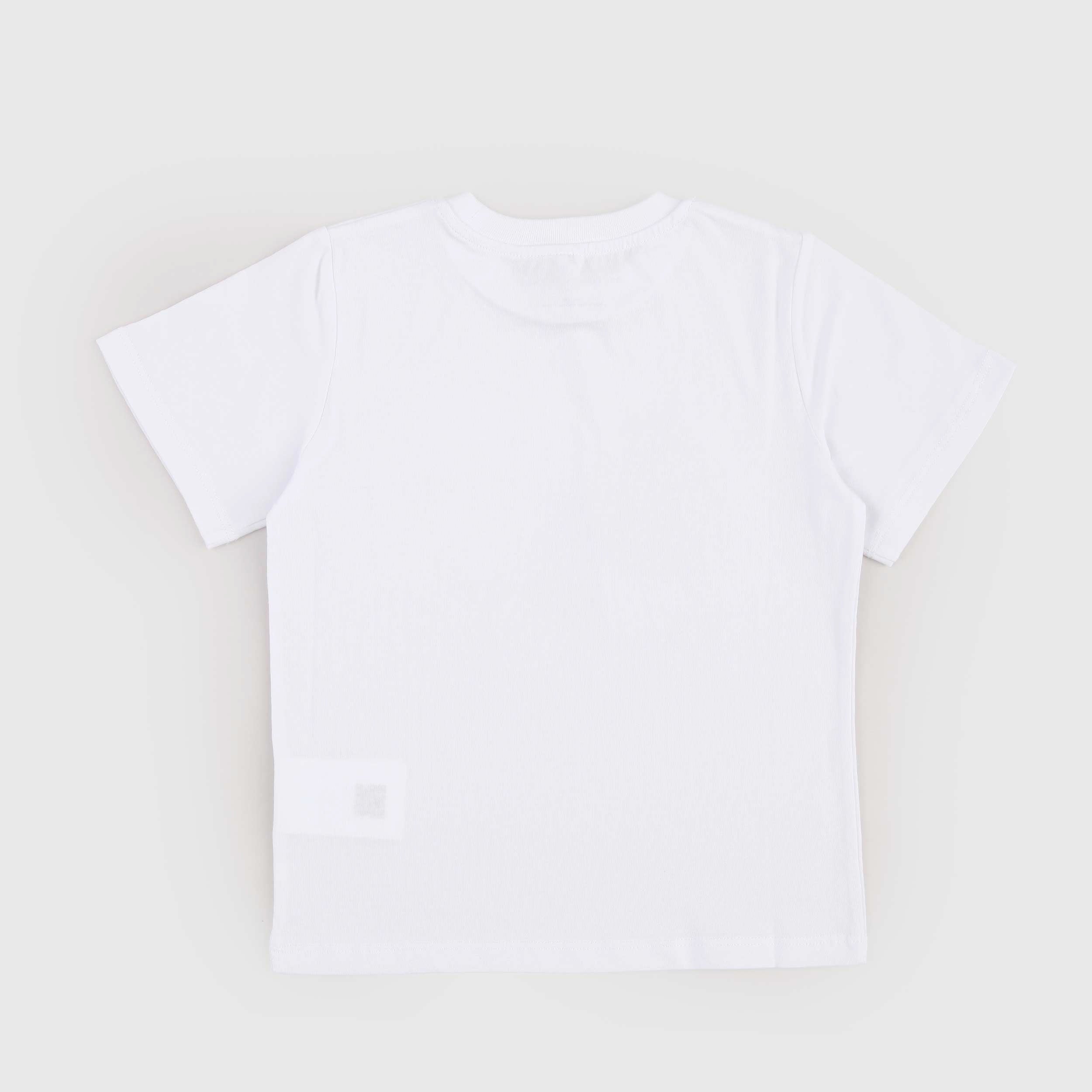 White T-shirt with embossed writing by STELLA MCCARTNEY