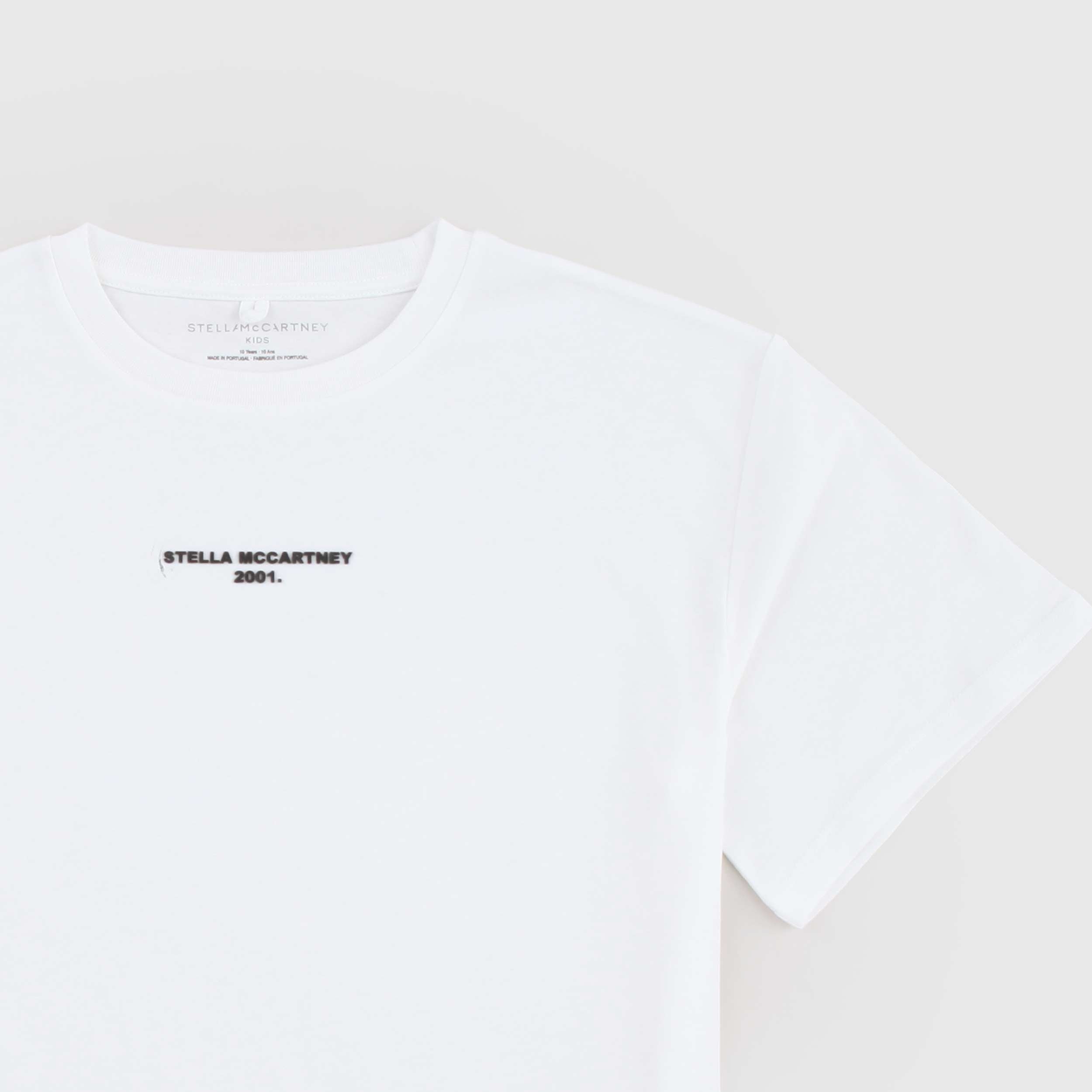 T-shirt Bianca Girocollo Modello Corto Firmata STELLA MCCARTNEY