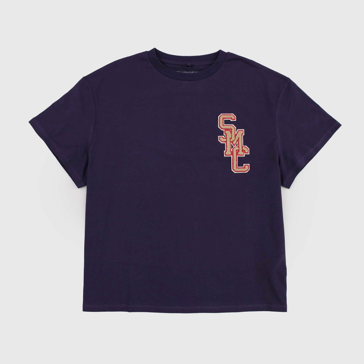 T-shirt Blu a Scatoletta per Ragazzi Firmata STELLA MCCARTNEY