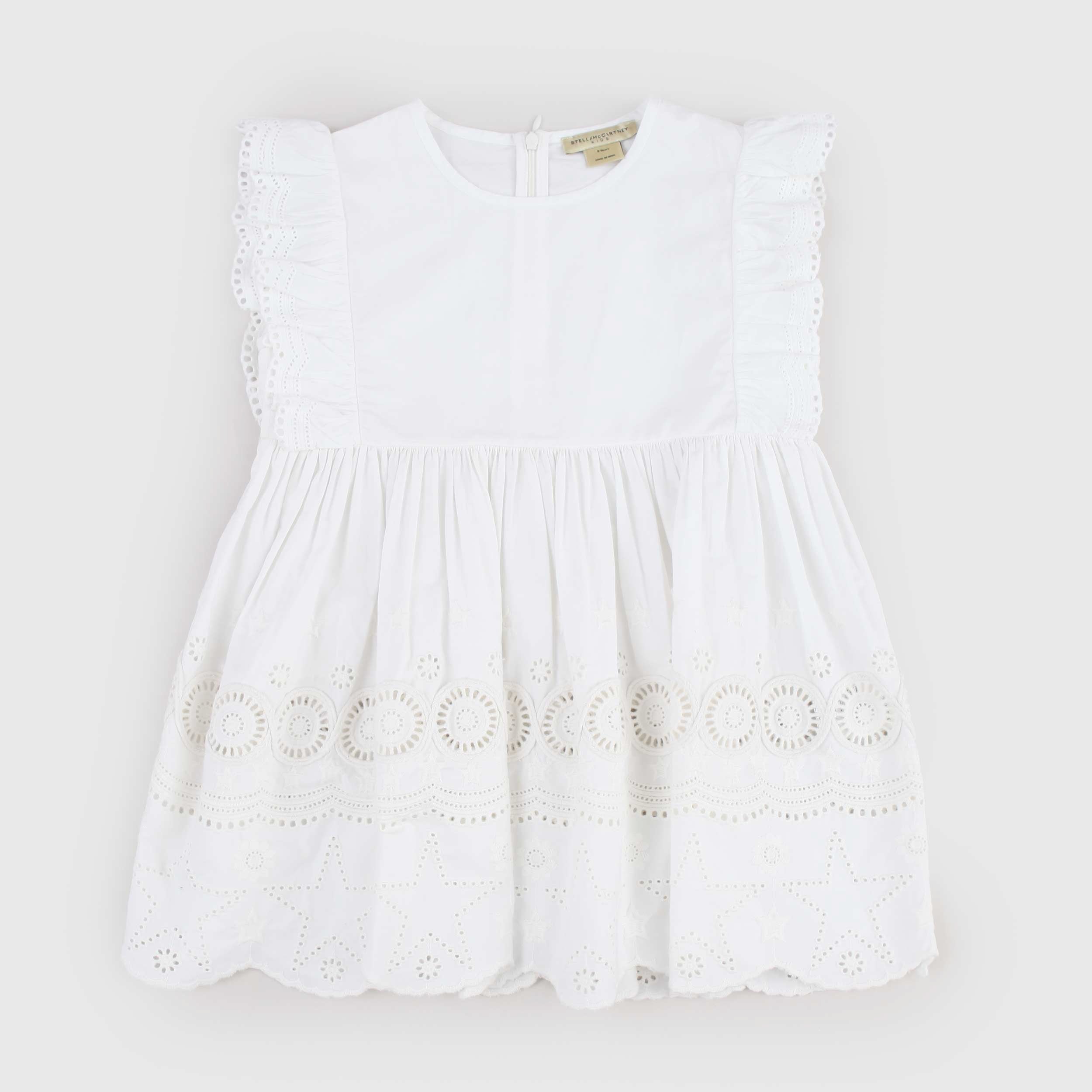 Abito Bianco in Sangallo Firmato STELLA MCCARTNEY