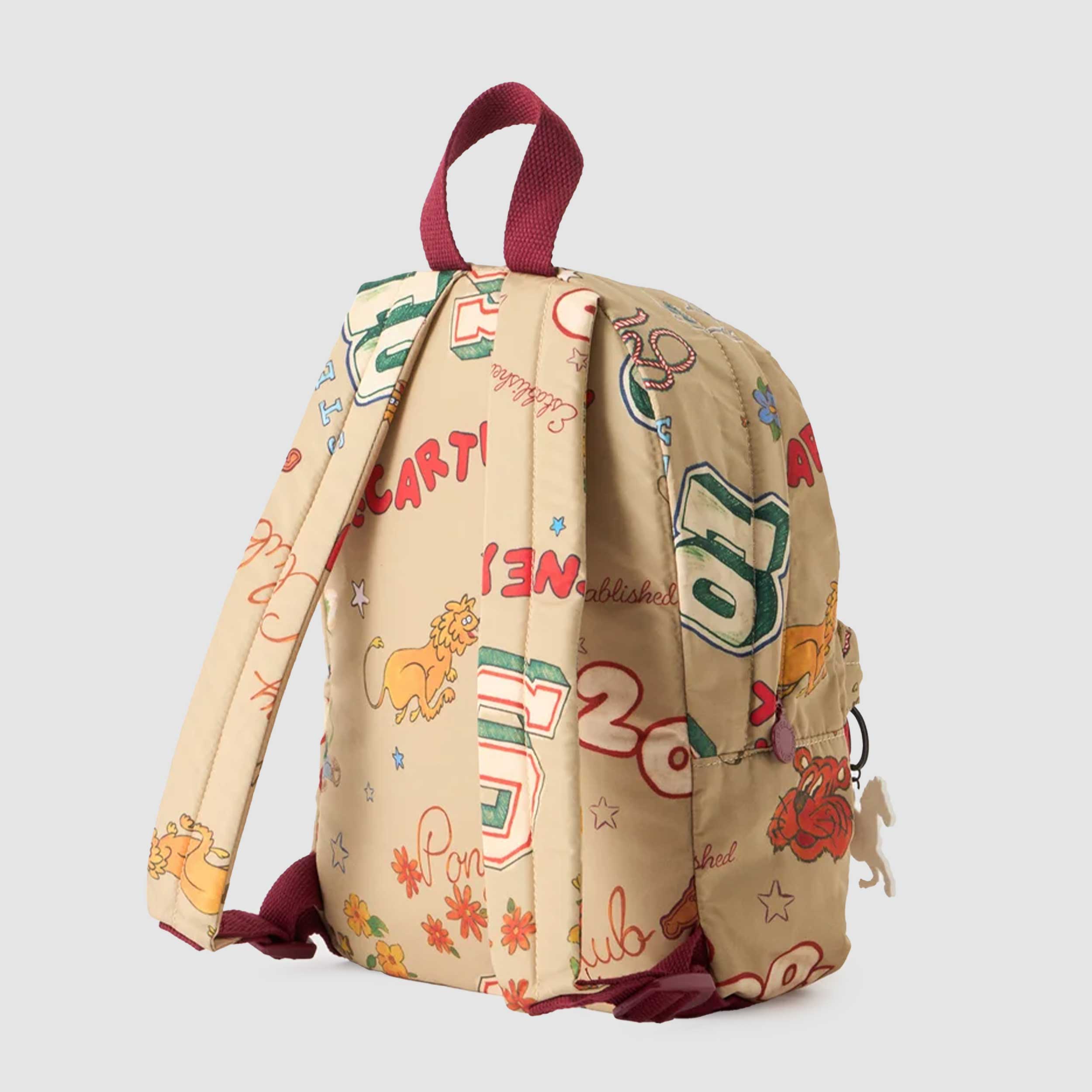 Zaino Beige con Applicazioni Multicolor by STELLA MCCARTNEY