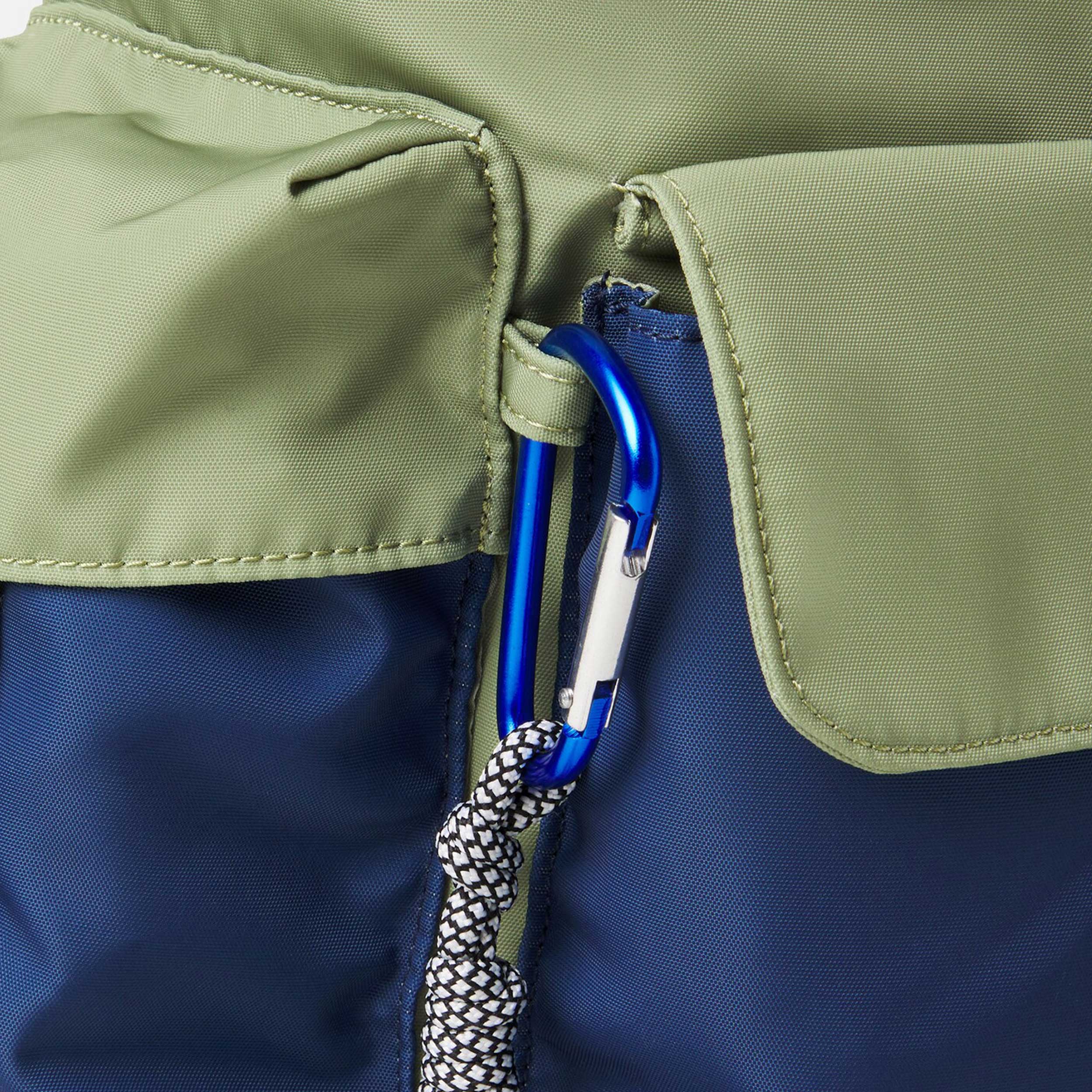 Zaino Color Block Verde e Blu Firmato STELLA MCCARTNEY