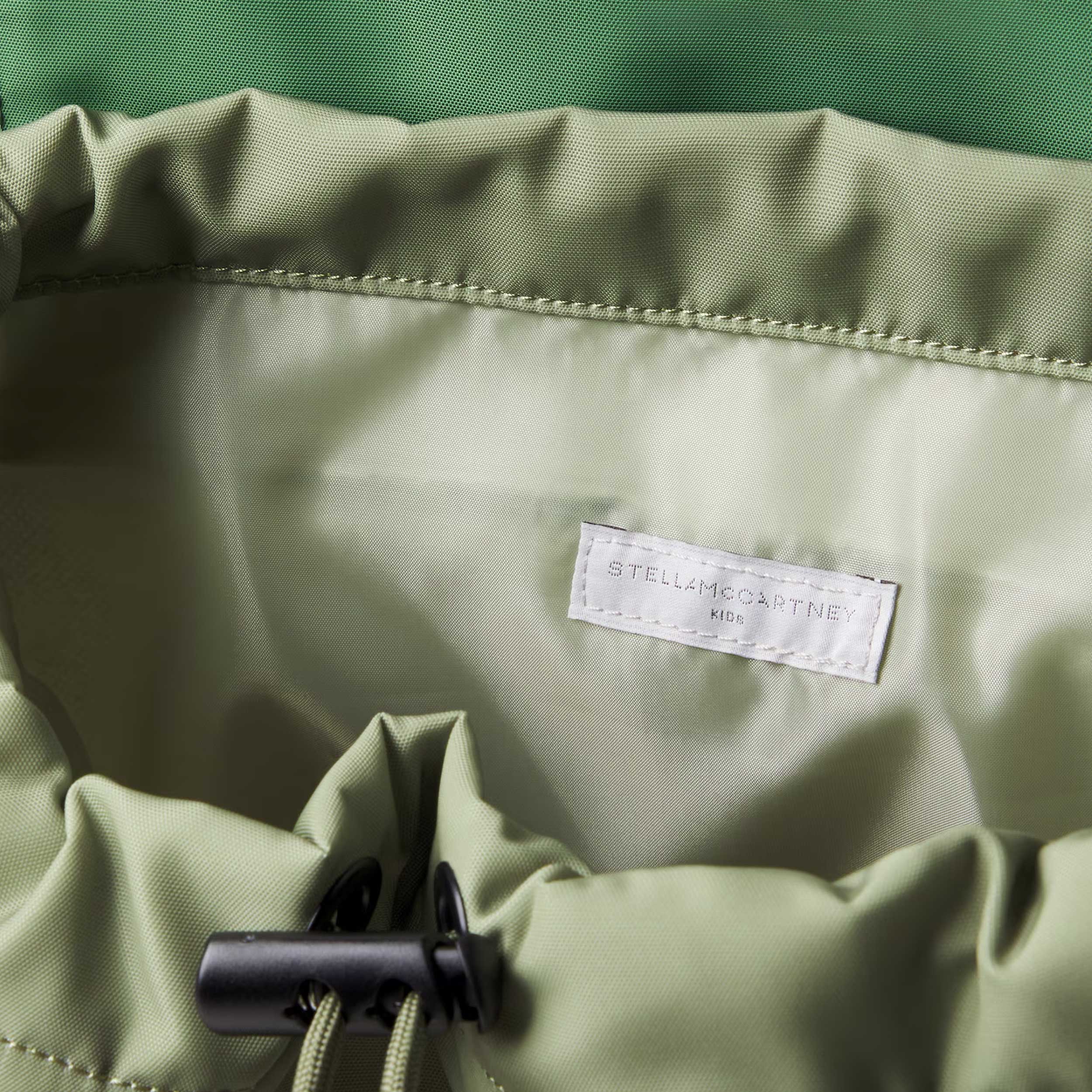 Zaino Color Block Verde e Blu Firmato STELLA MCCARTNEY