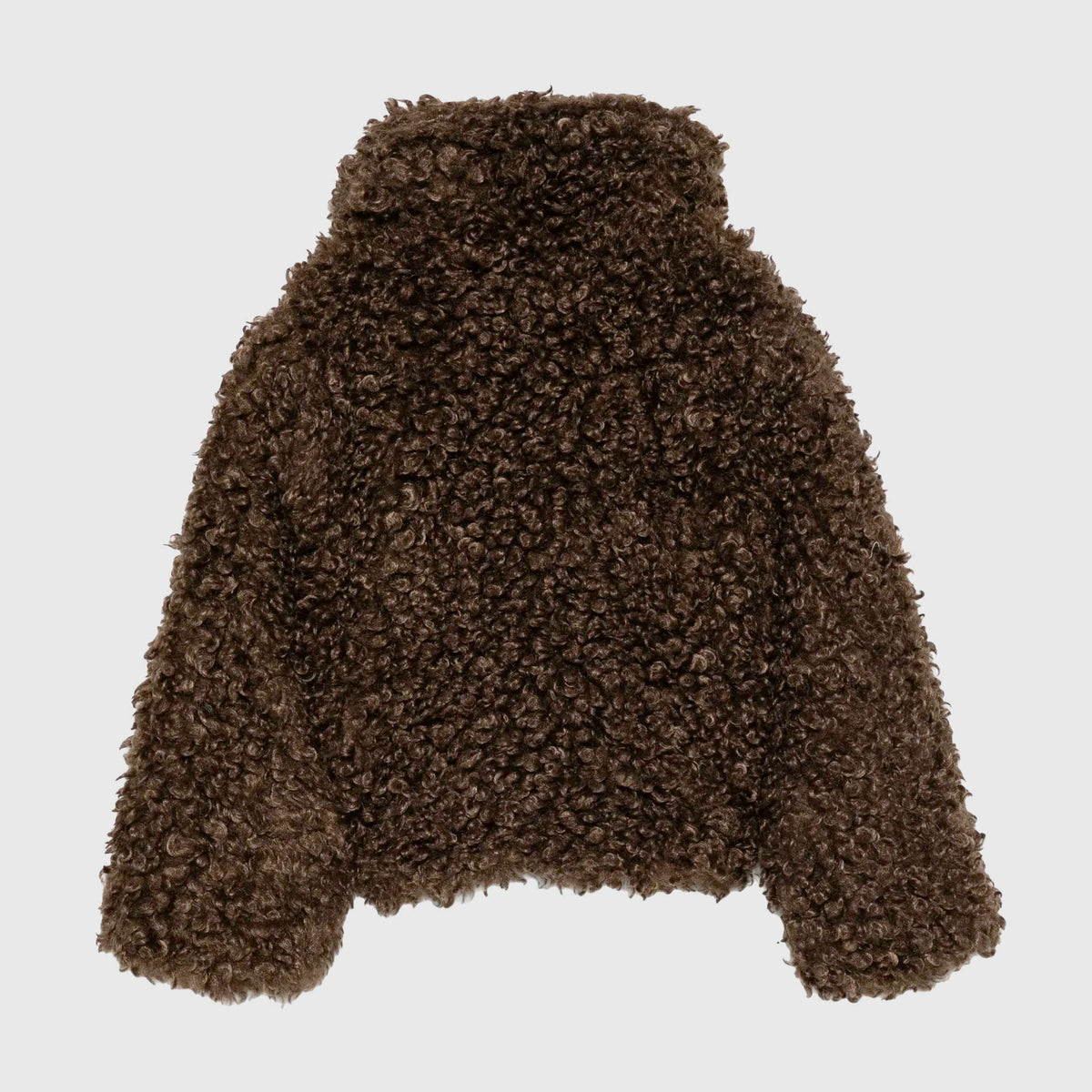 Giacca in Teddy Marrone con Zip per Ragazza STELLA MCCARTNEY