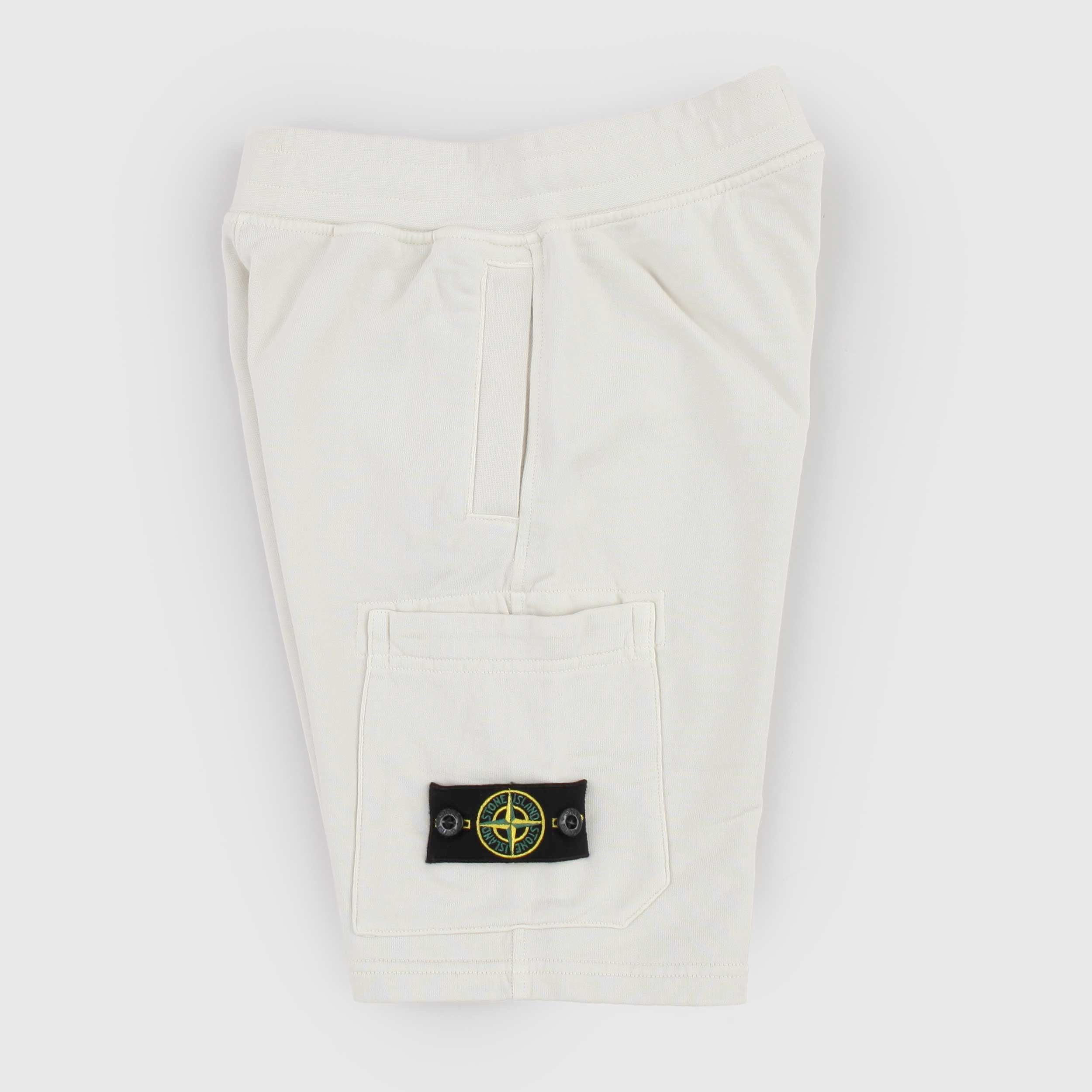 Bermuda Beige con Logo Iconico Firmato STONE ISLAND