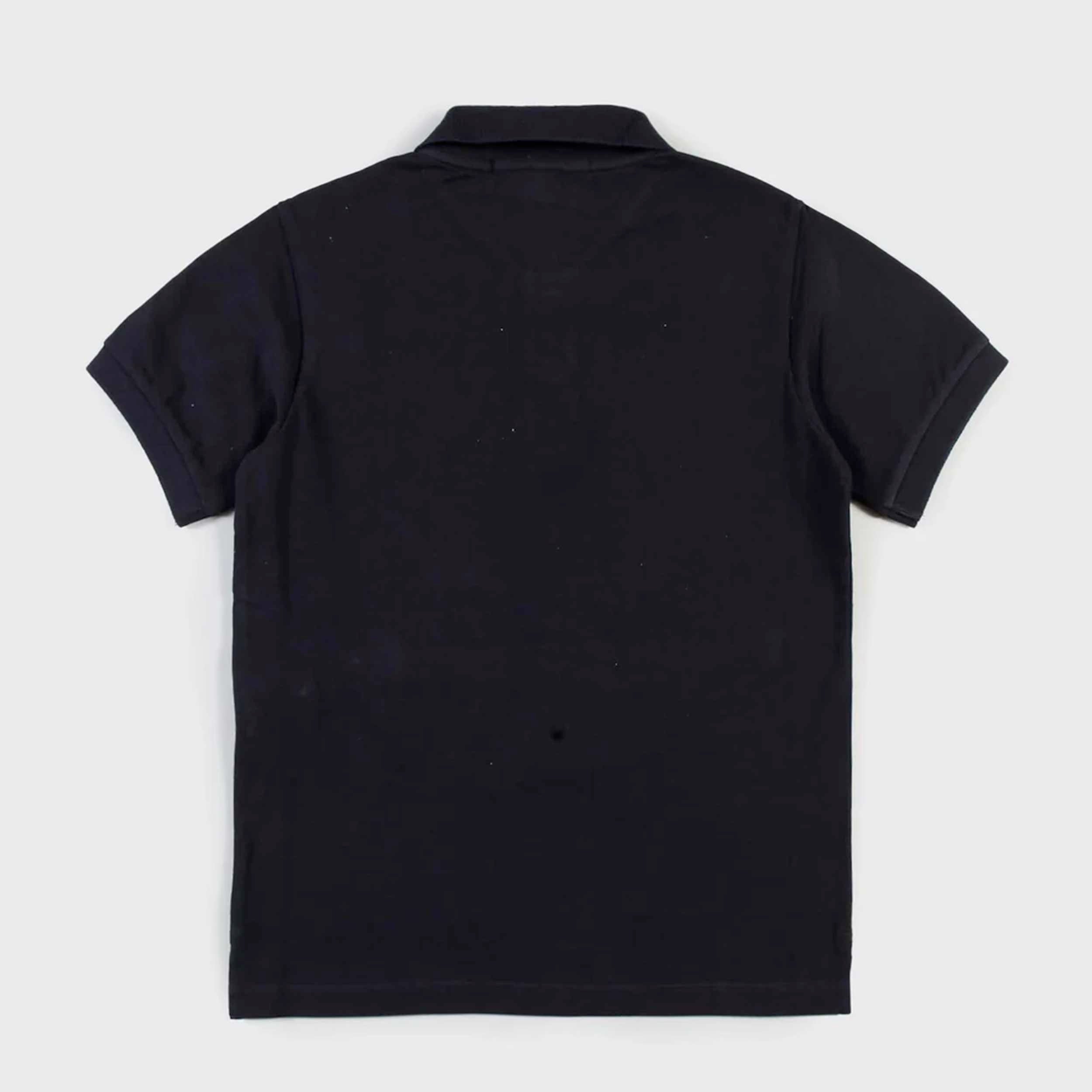 Polo Blu Notte Mezza Manica Firmata STONE ISLAND