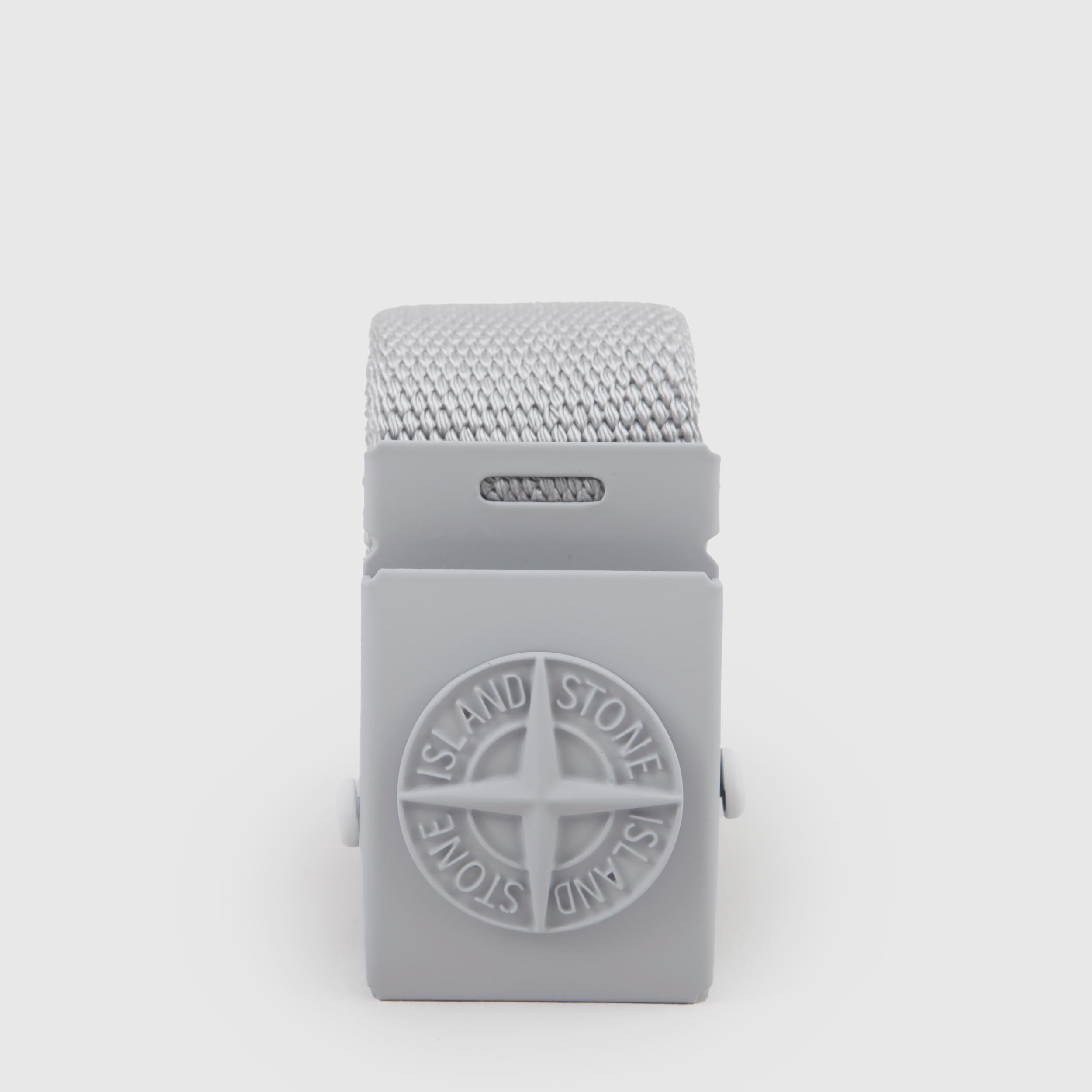 Cintura Grigia con Fibbia Compass Firmata STONE ISLAND