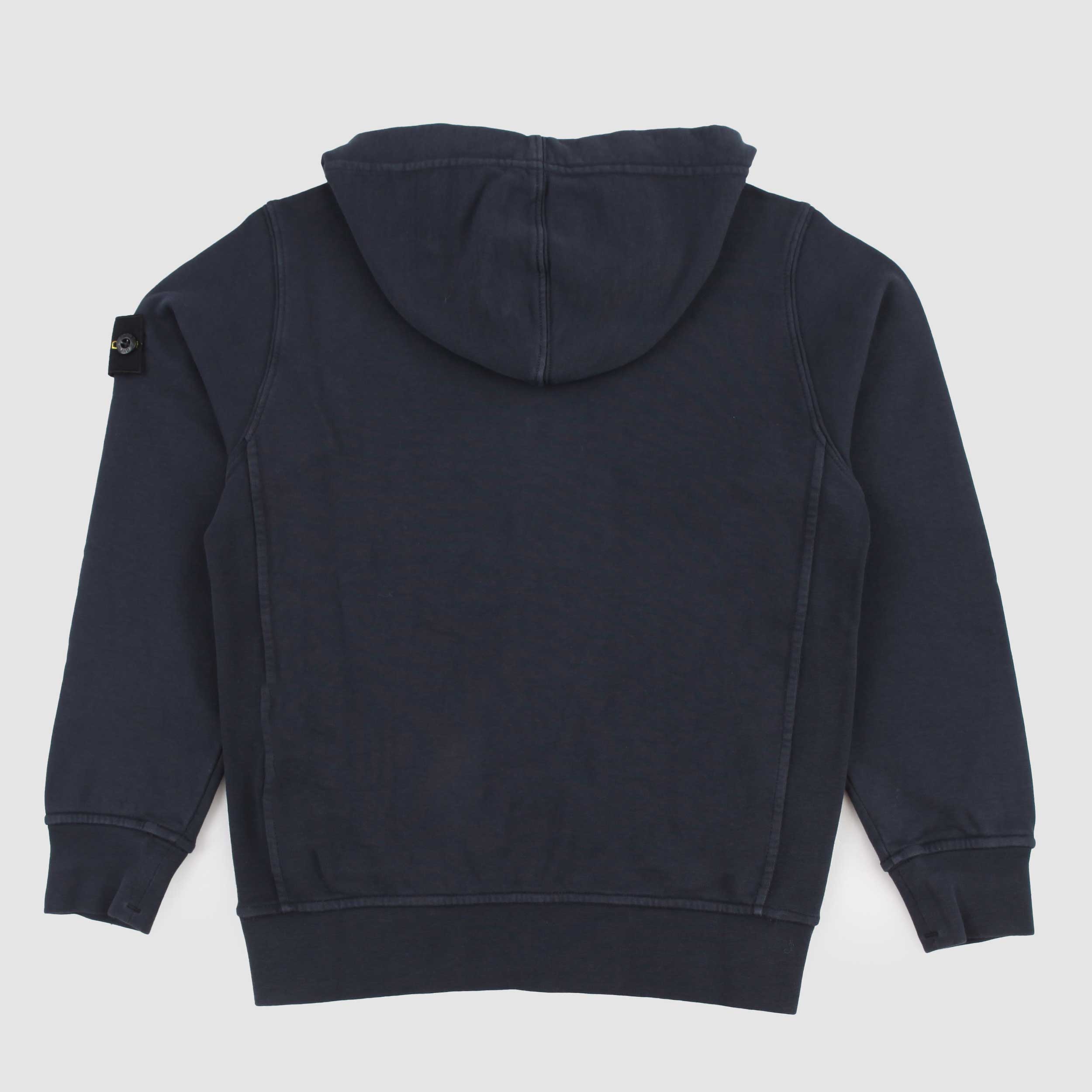 Felpa Blu con Cappuccio Firmata STONE ISLAND