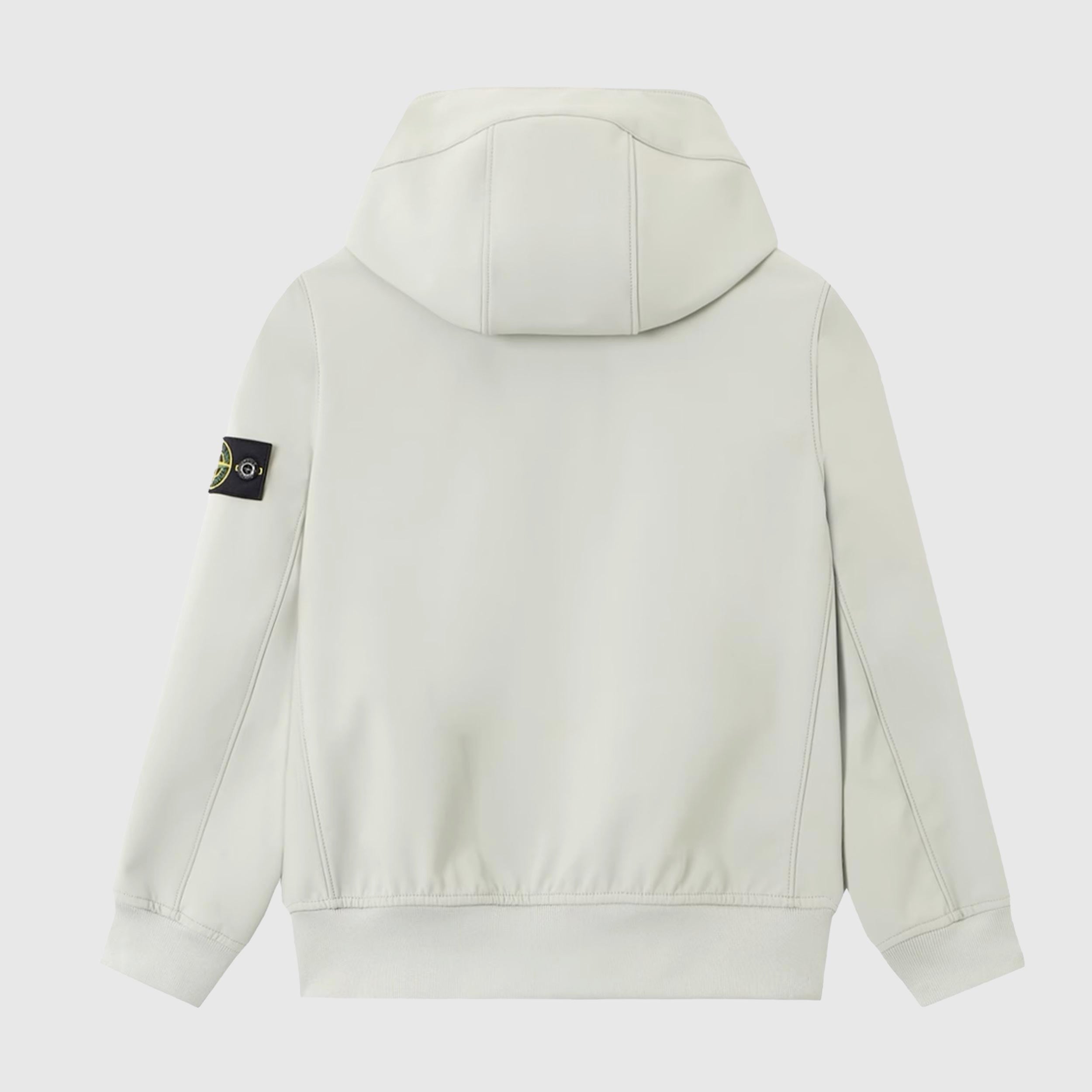 STONE ISLAND Aqua Green Jacket with Signature Tag