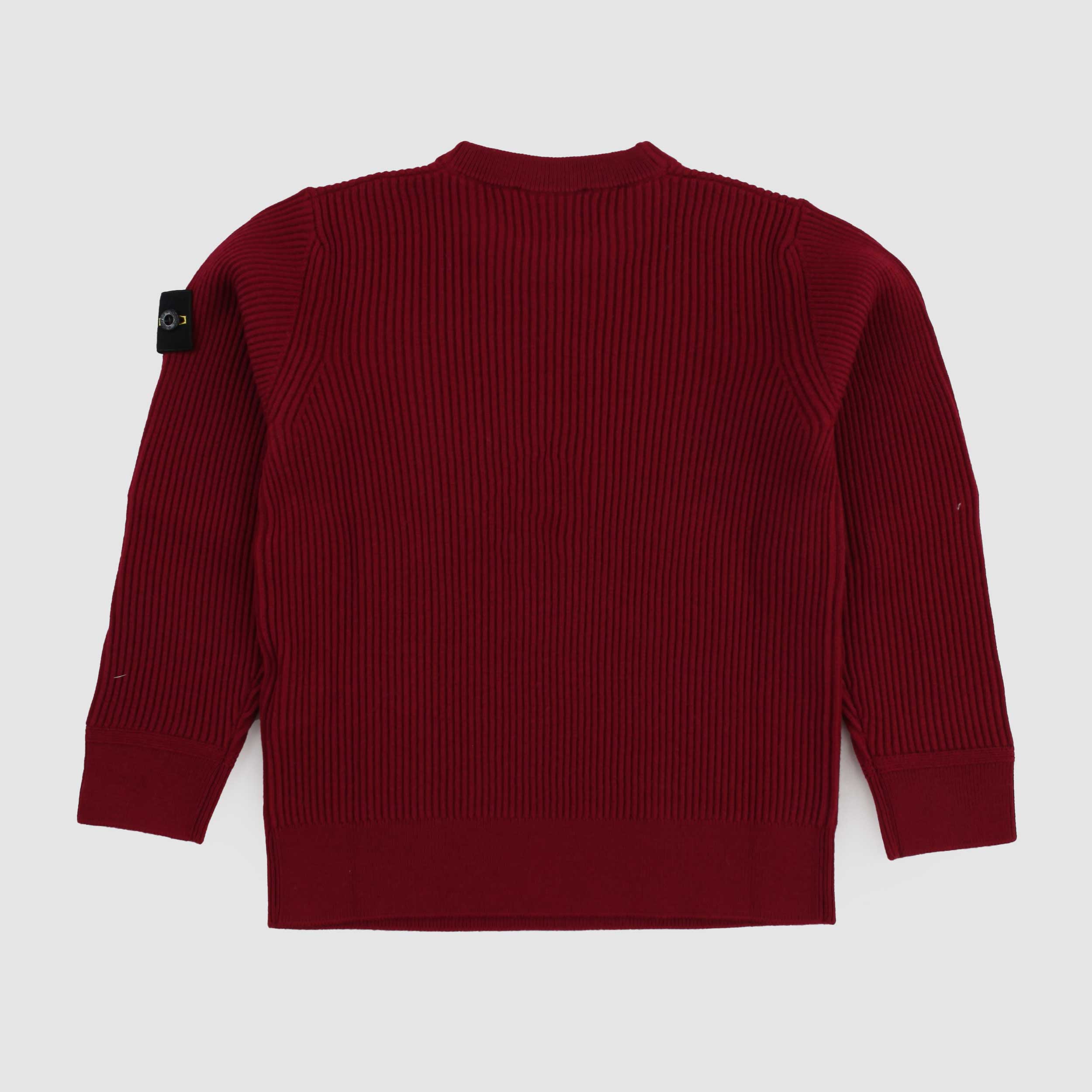 Maglioncino Bordeaux in Lana Vergine By STONE ISLAND