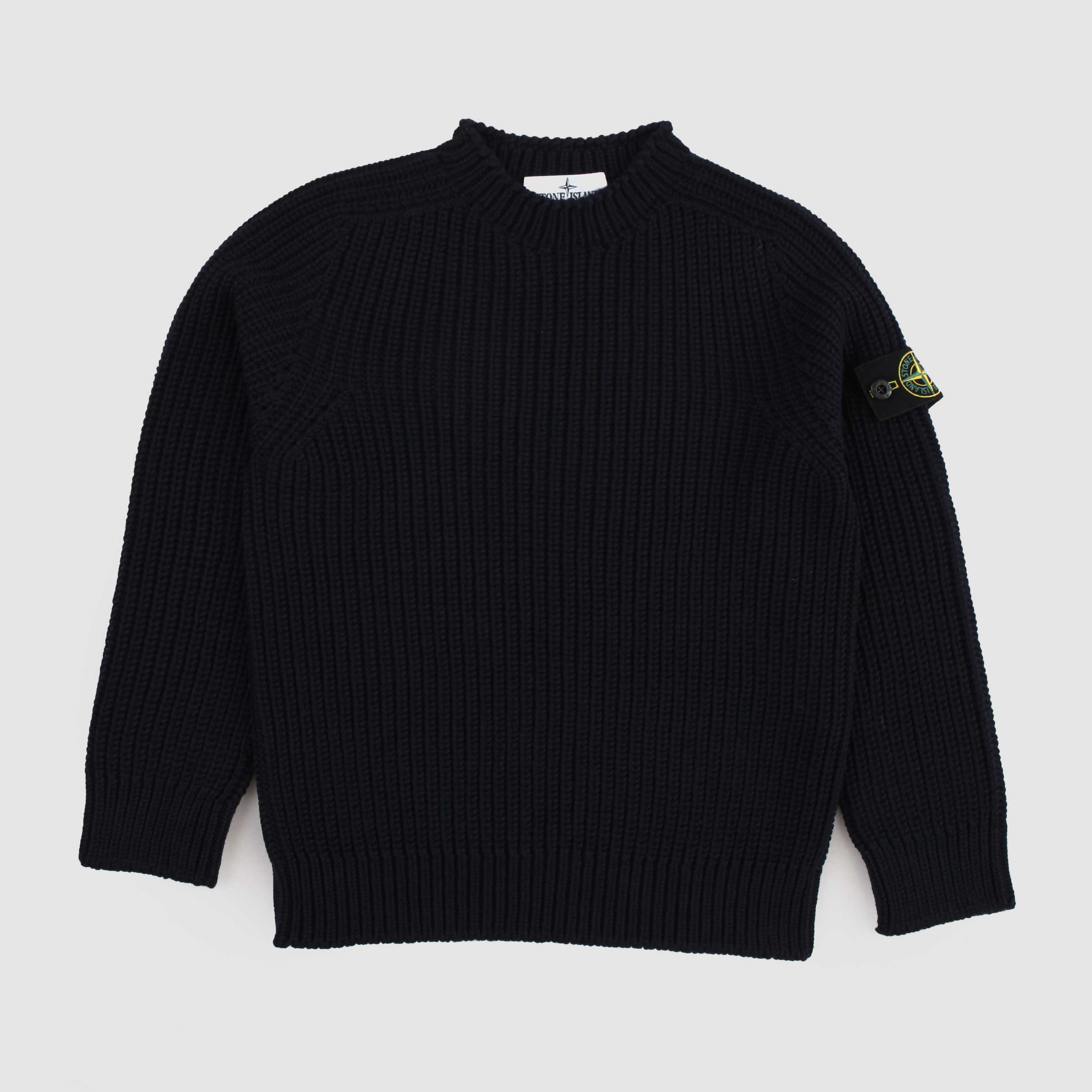 Blue Cub Scout T-Shirt in Virgin Wool for Boy By STONE ISLAND