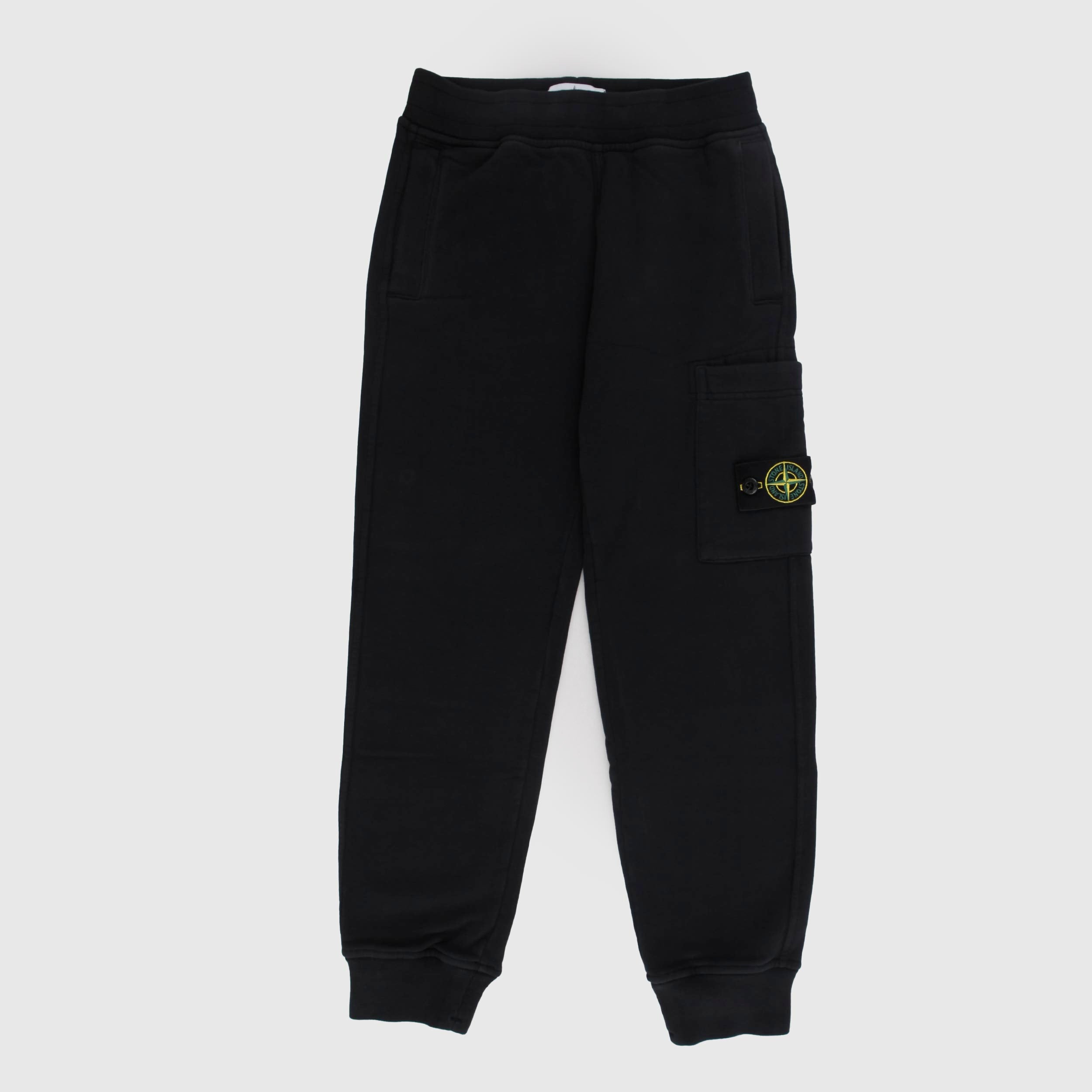 Pantalone Tuta Nero Avion con Coulisse By STONE ISLAND