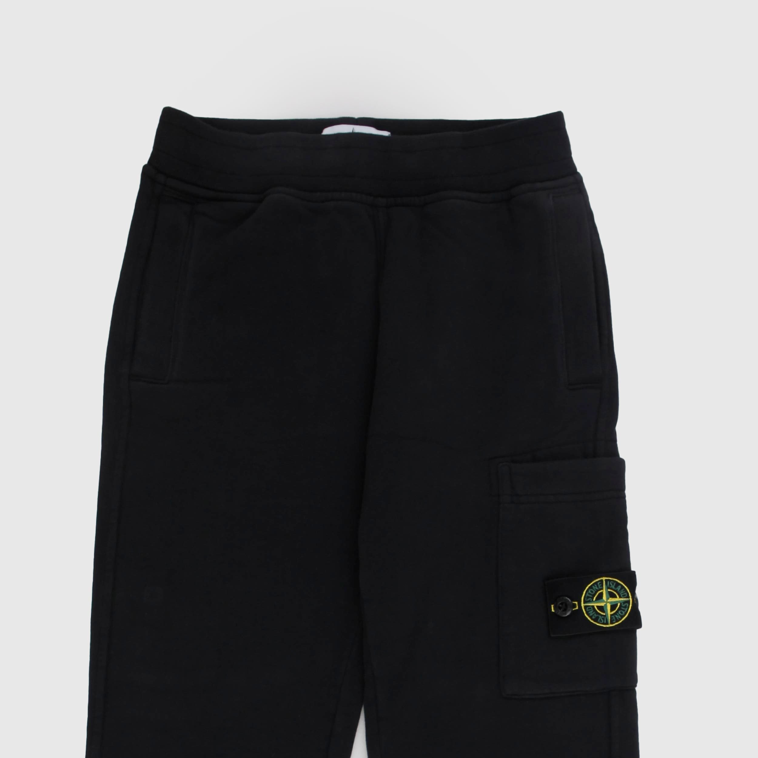 Pantalone Tuta Nero Avion con Coulisse By STONE ISLAND