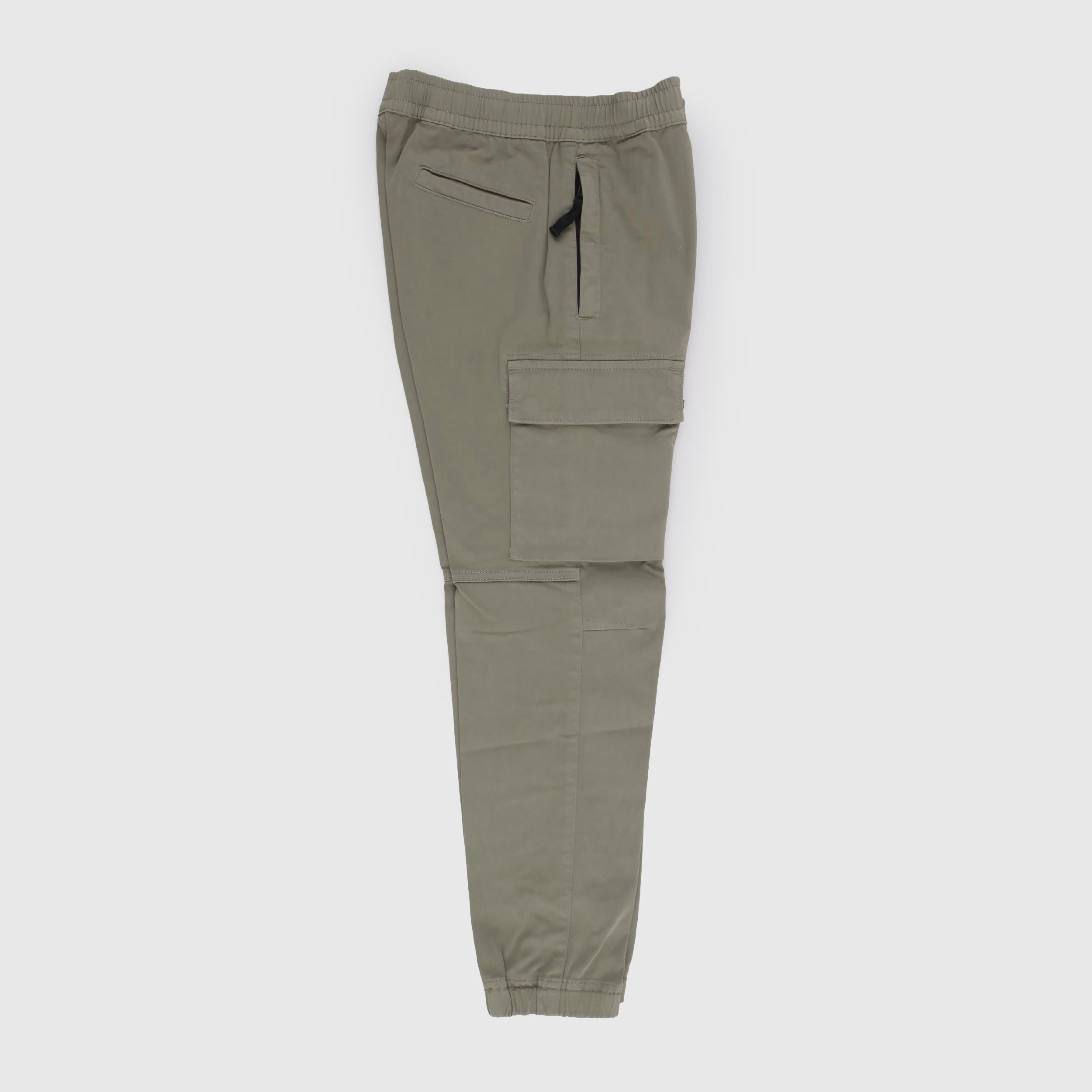 Pantalone Verde con Elastico in Vita Firmato STONE ISLAND