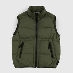 Smanicato Verde con Lampo sul Davanti Firmato STONE ISLAND