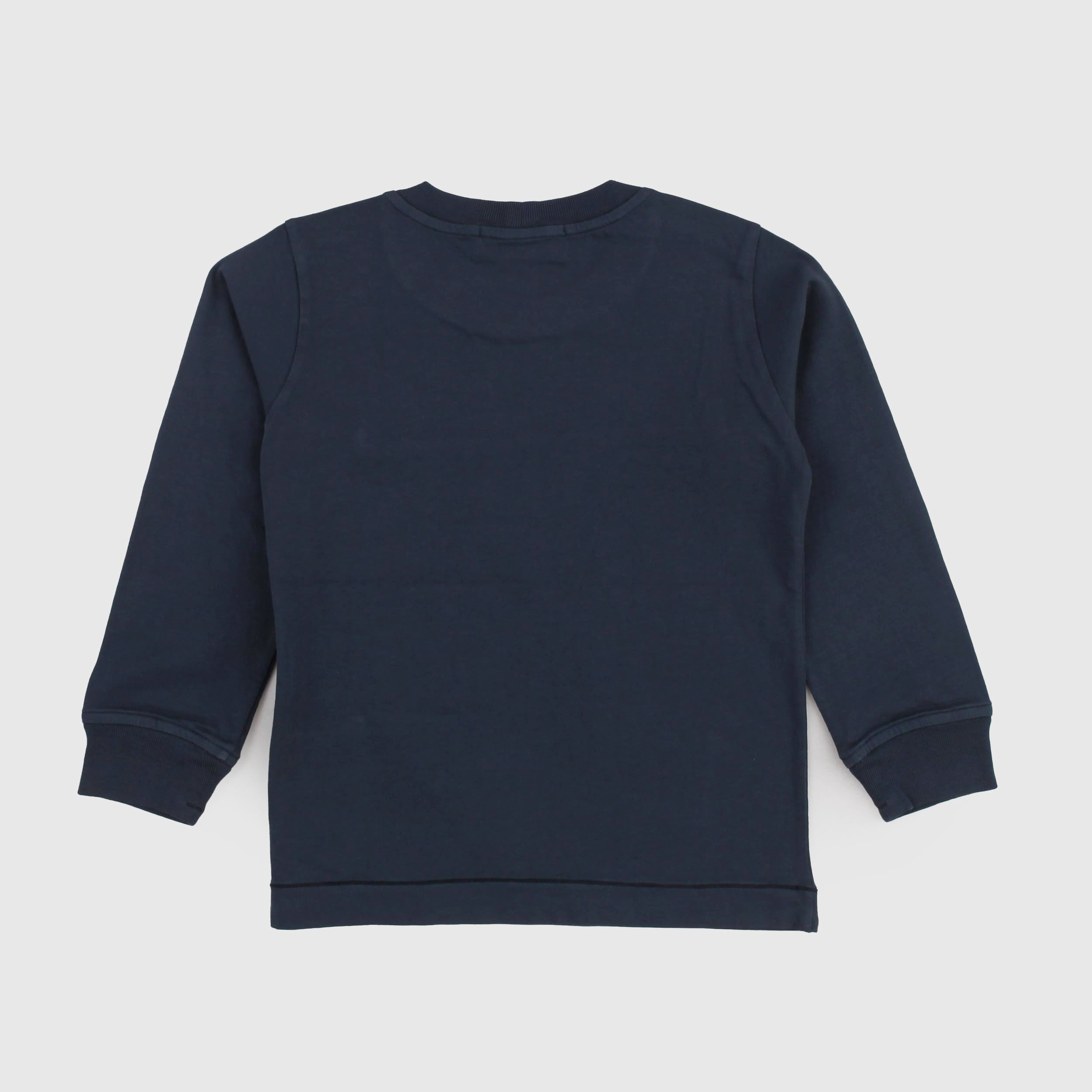 T-shirt Carta da Zucchero a Manica Lunga By STONE ISLAND