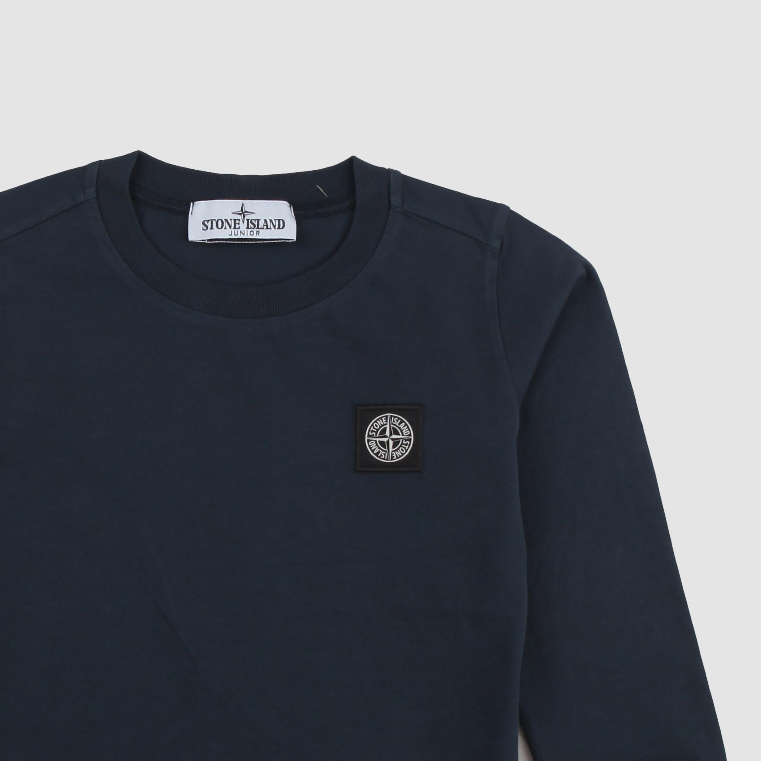 T-shirt Carta da Zucchero a Manica Lunga By STONE ISLAND