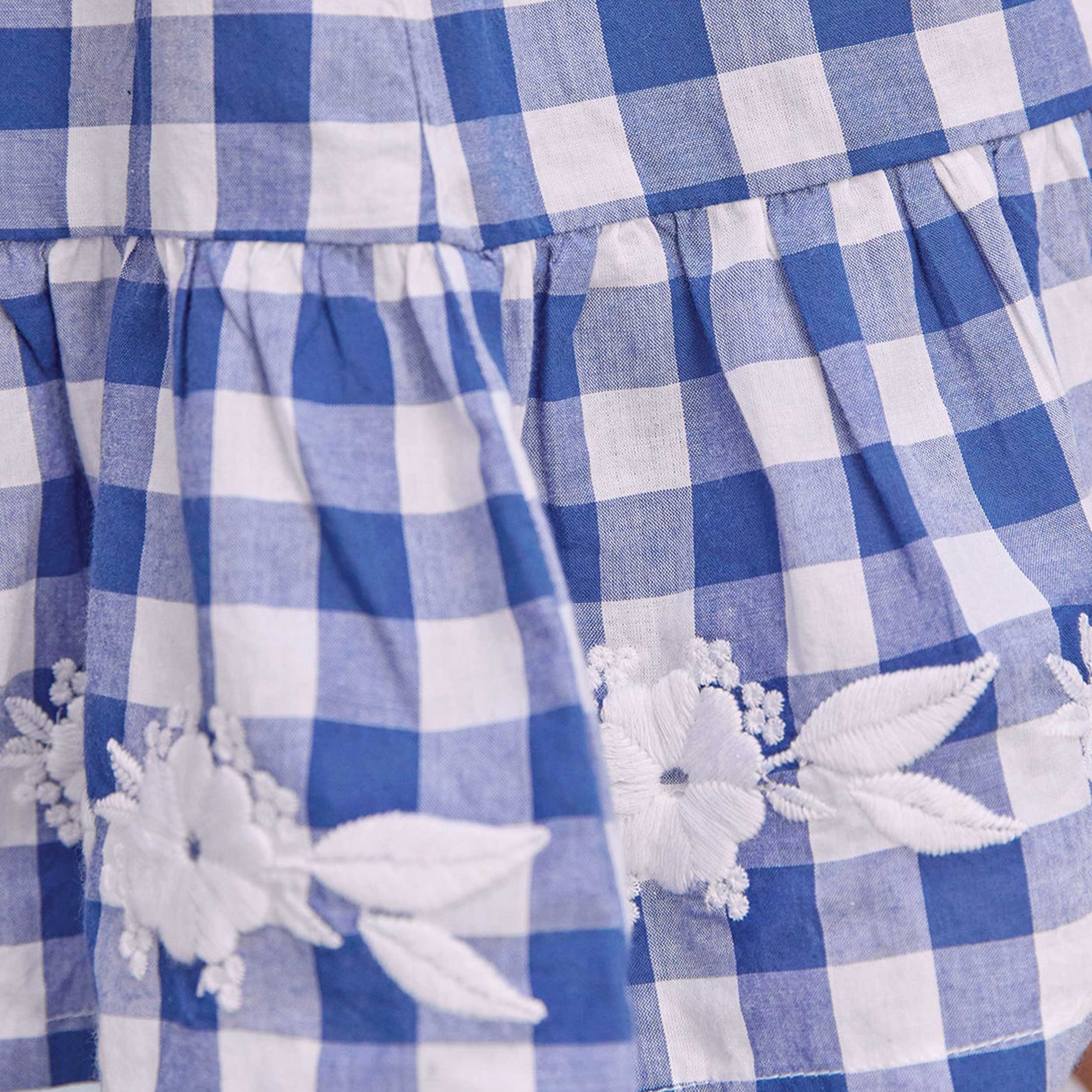 White and Blue Dress by TARTINE ET CHOCOLAT