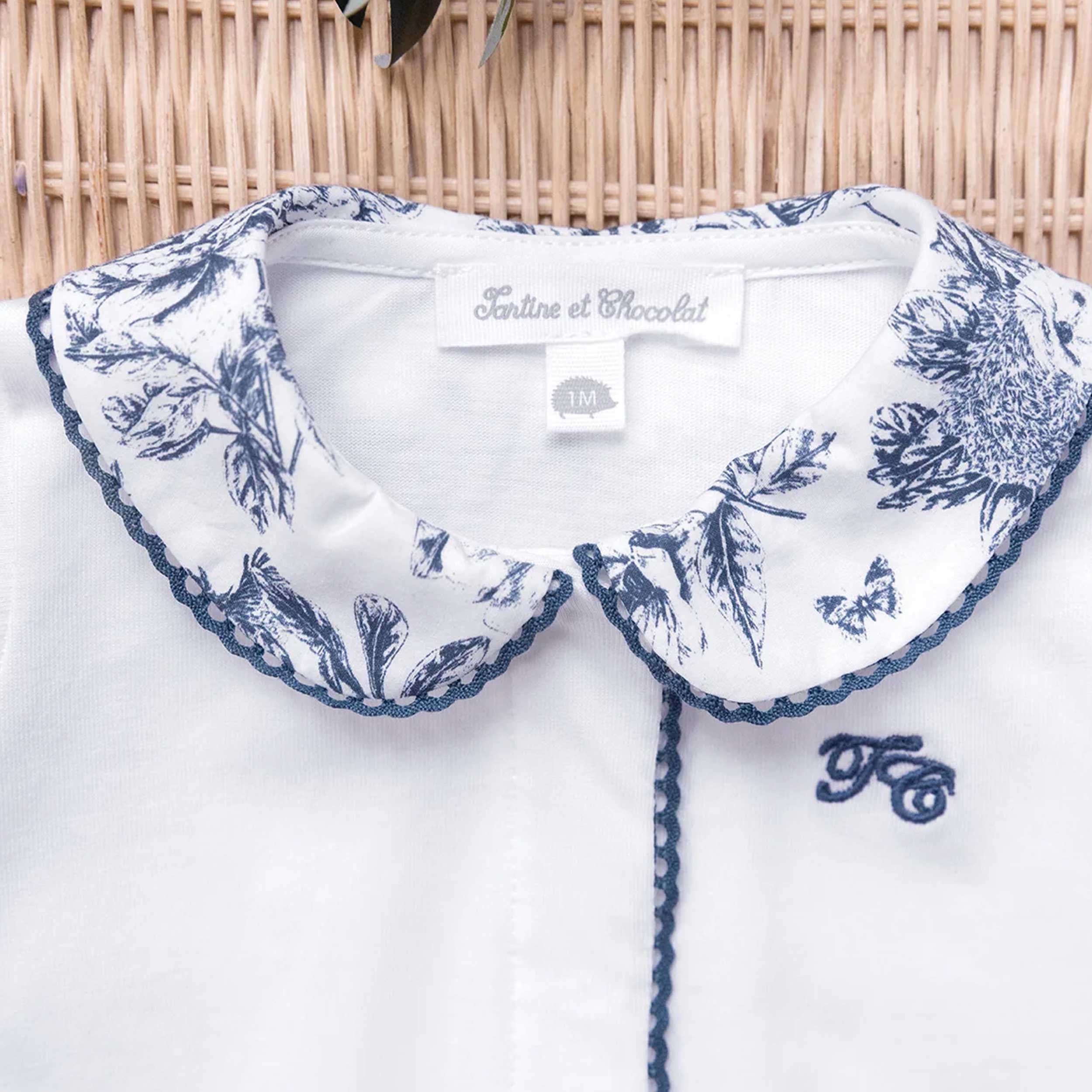 Tutina Bianca e Blu Firmata TARTINE ET CHOCOLAT