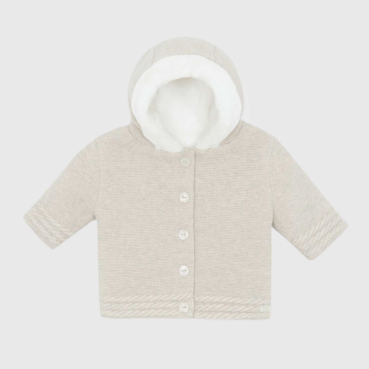 TARTINE ET CHOCOLAT Baby Hooded Beige