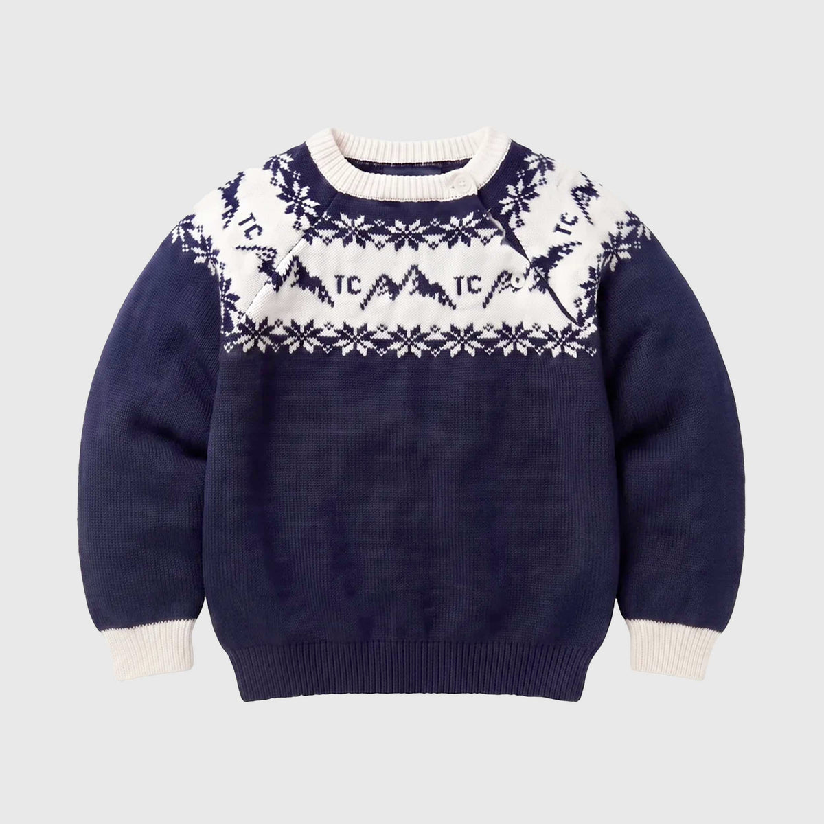 Navy Blue Sweater Pyrenex Capsules for Newborns TARTINE ET CHOCOLAT