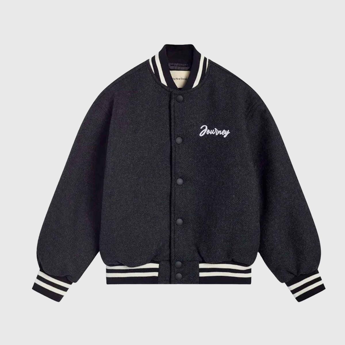 Bomber Antracite con Ricami per Ragazzo by THE NEW SOCIETY