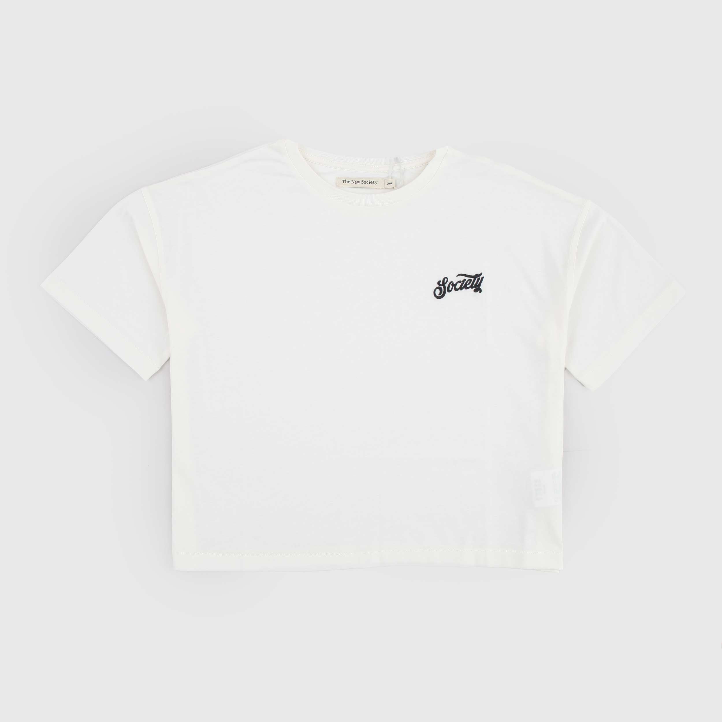 T-shirt Latte Modello Corto Firmata THE NEW SOCIETY