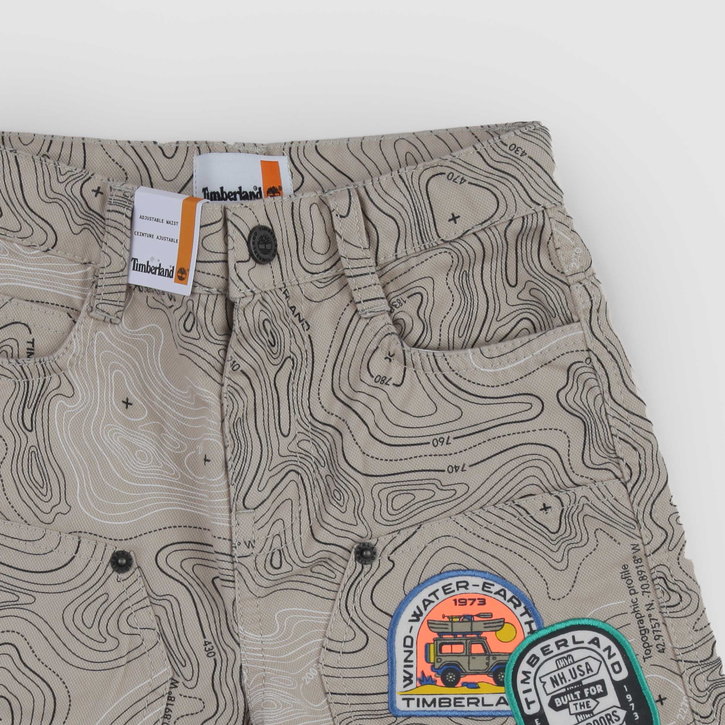 Bermuda Beige e Nero Firmato TIMBERLAND