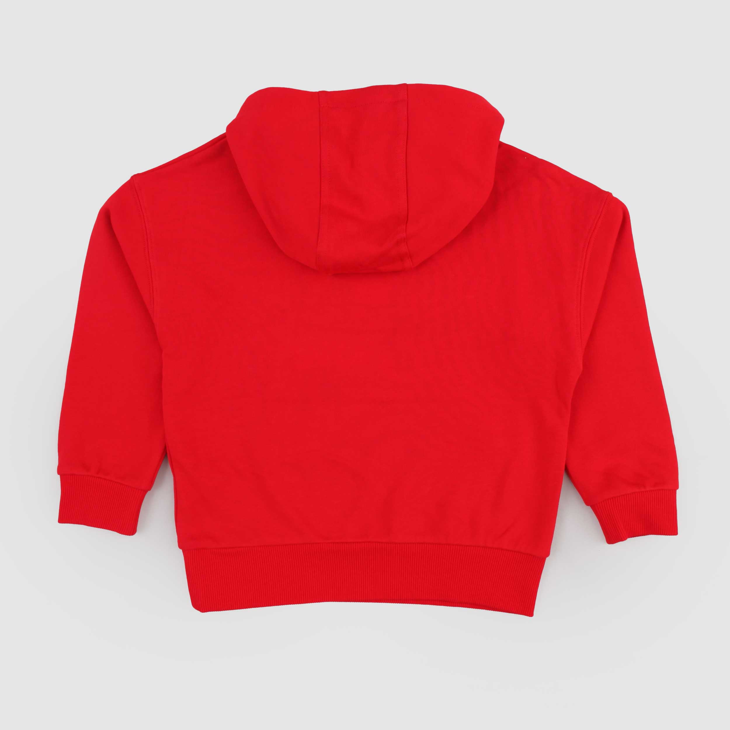 Felpa Rossa con Stampa in Rilievo Firmata TIMBERLAND