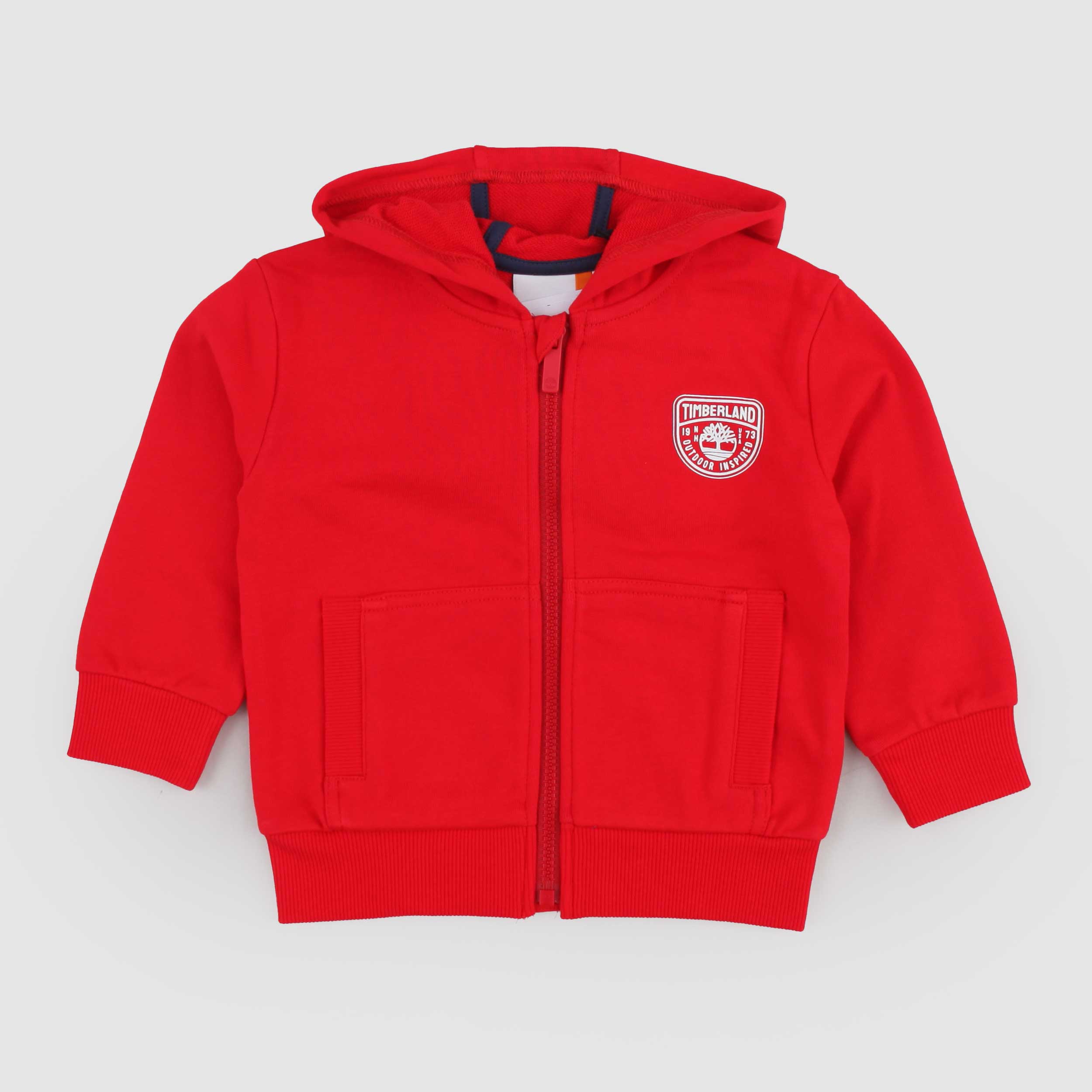 Felpa Rossa con Zip Firmata ZHOE AND TOBIAH