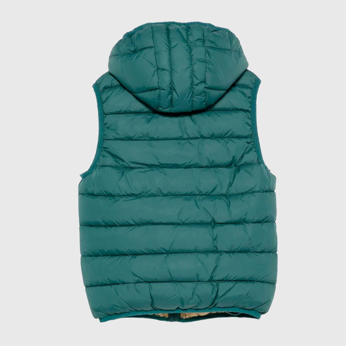 Smanicato Verde con Stampa Logo per Ragazzi TIMBERLAND