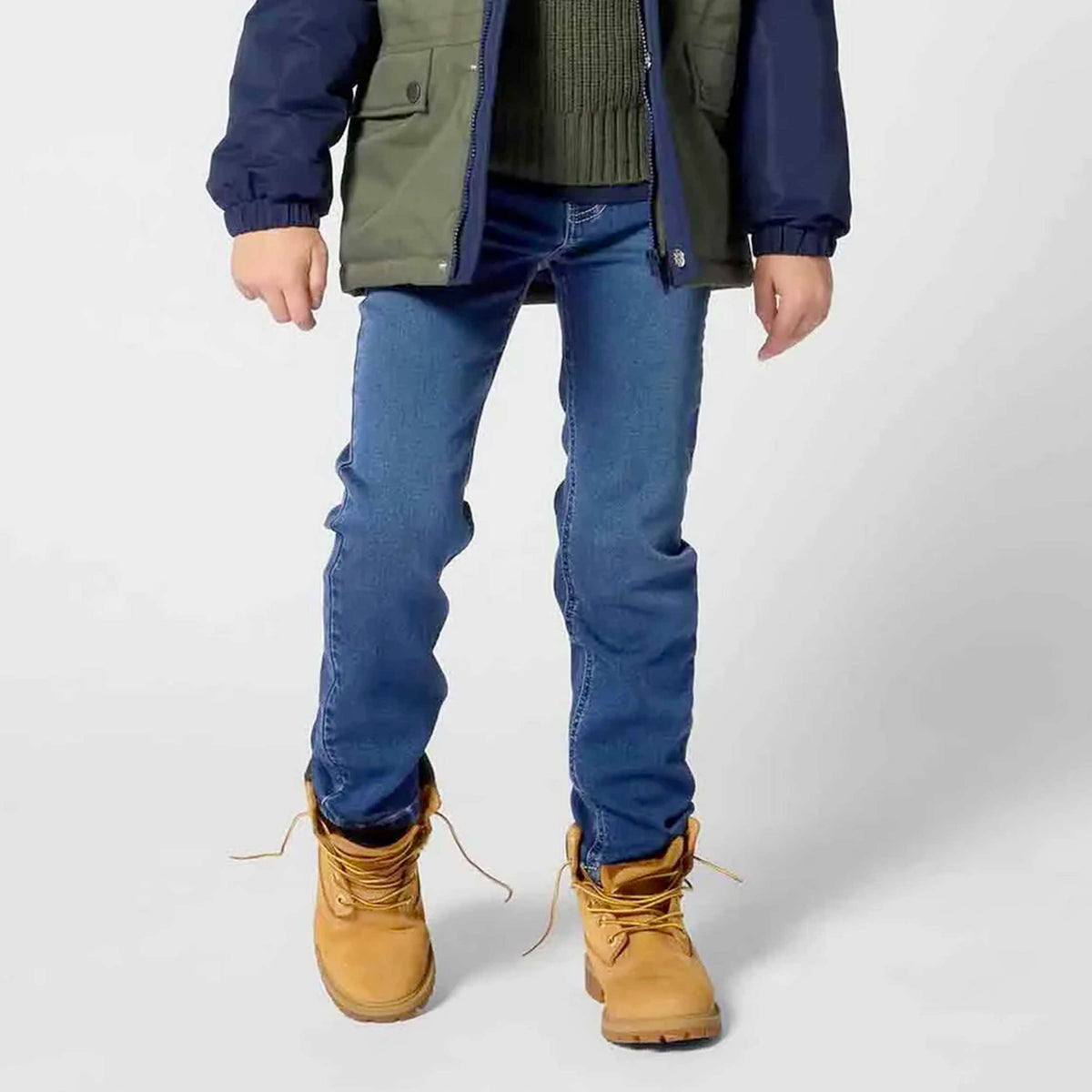 Classic Denim Jeans with Logo Patch for TIMBERLAND Boy