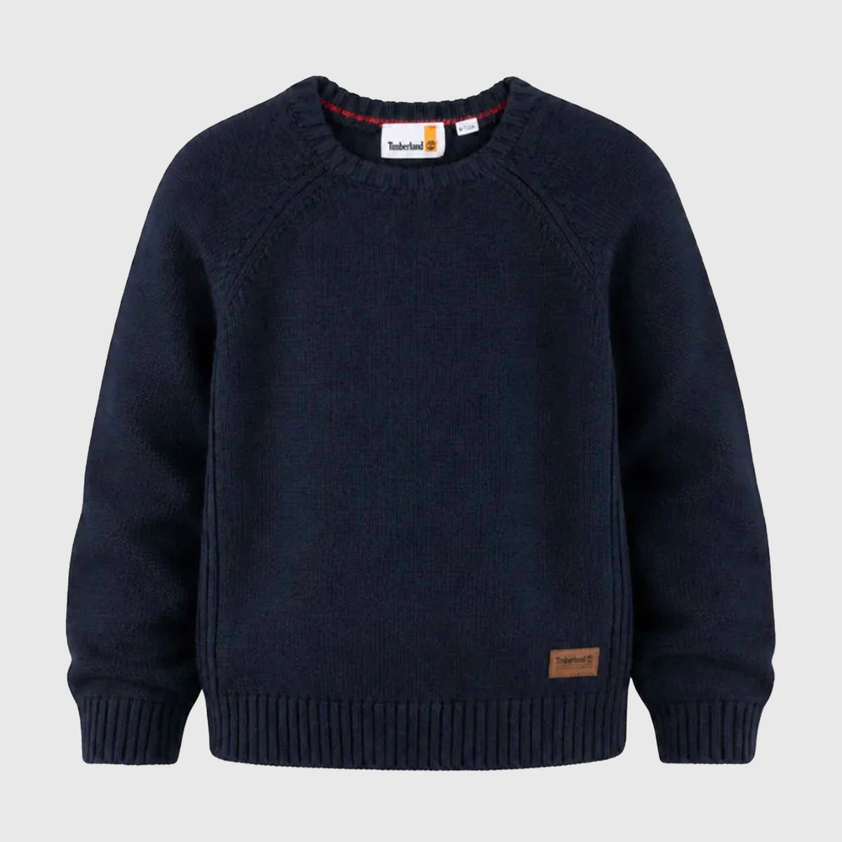 Blue Sweater Processed in Coste with Logo for Boys TIMBERLAND