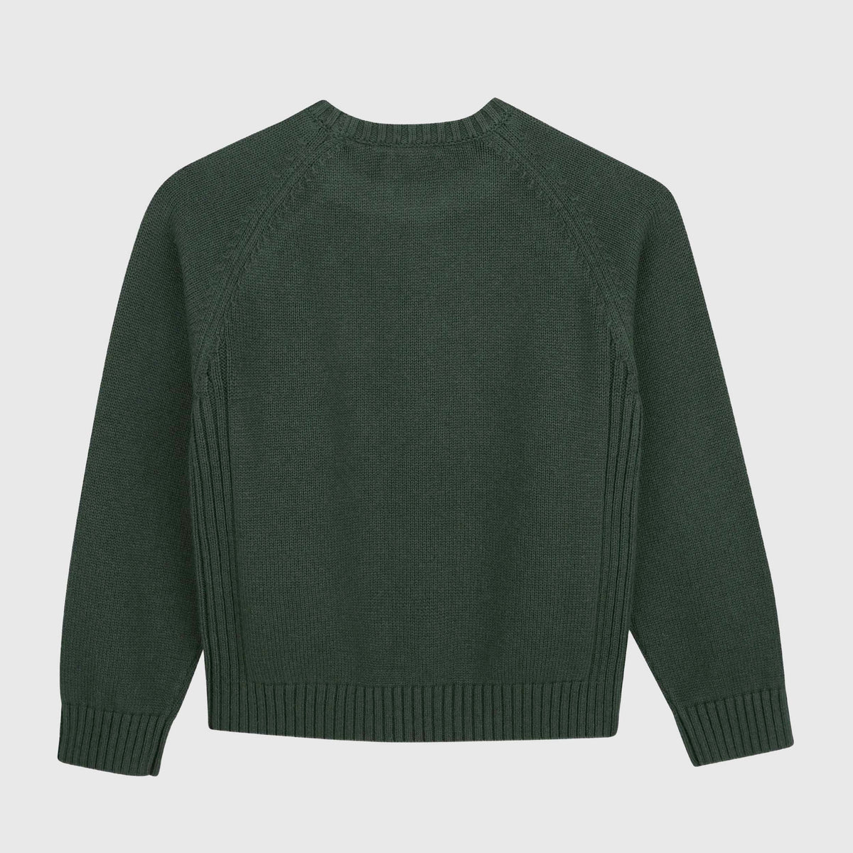 Green Sweater Processed in Coste with Logo for Boys TIMBERLAND