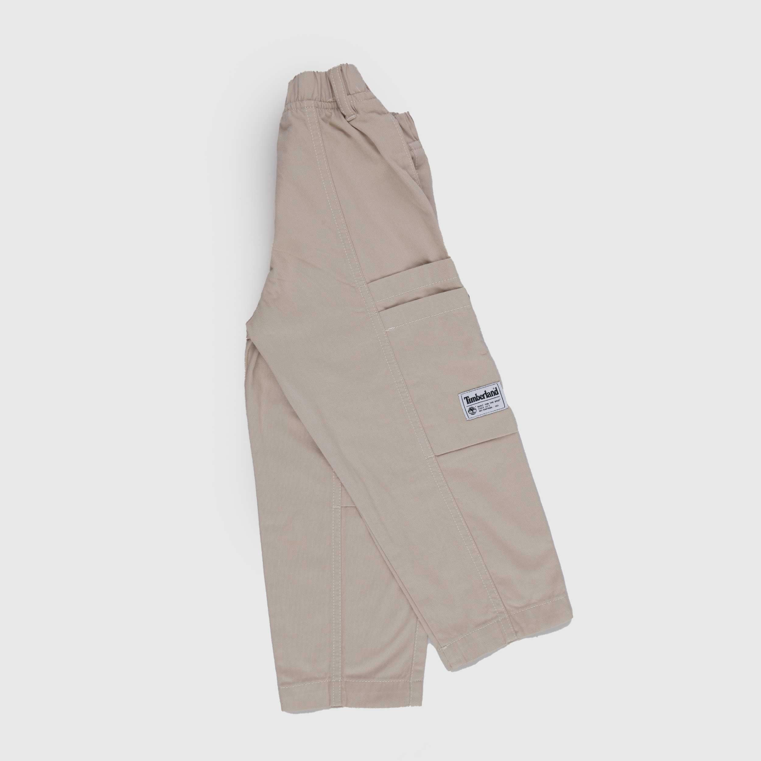 Pantalone Beige con Tasche a Toppe Firmato TIMBERLAND