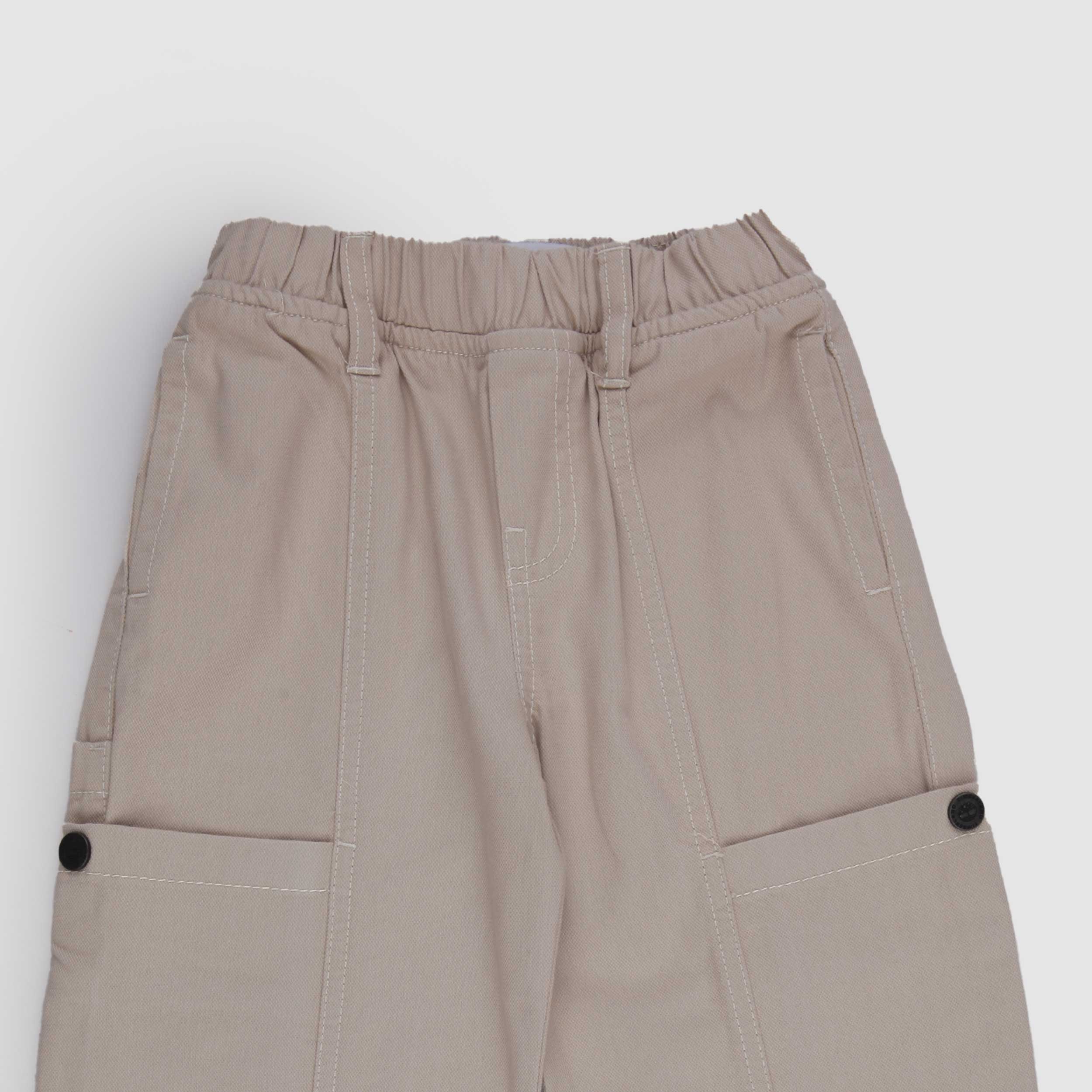 Pantalone Beige con Tasche a Toppe Firmato TIMBERLAND