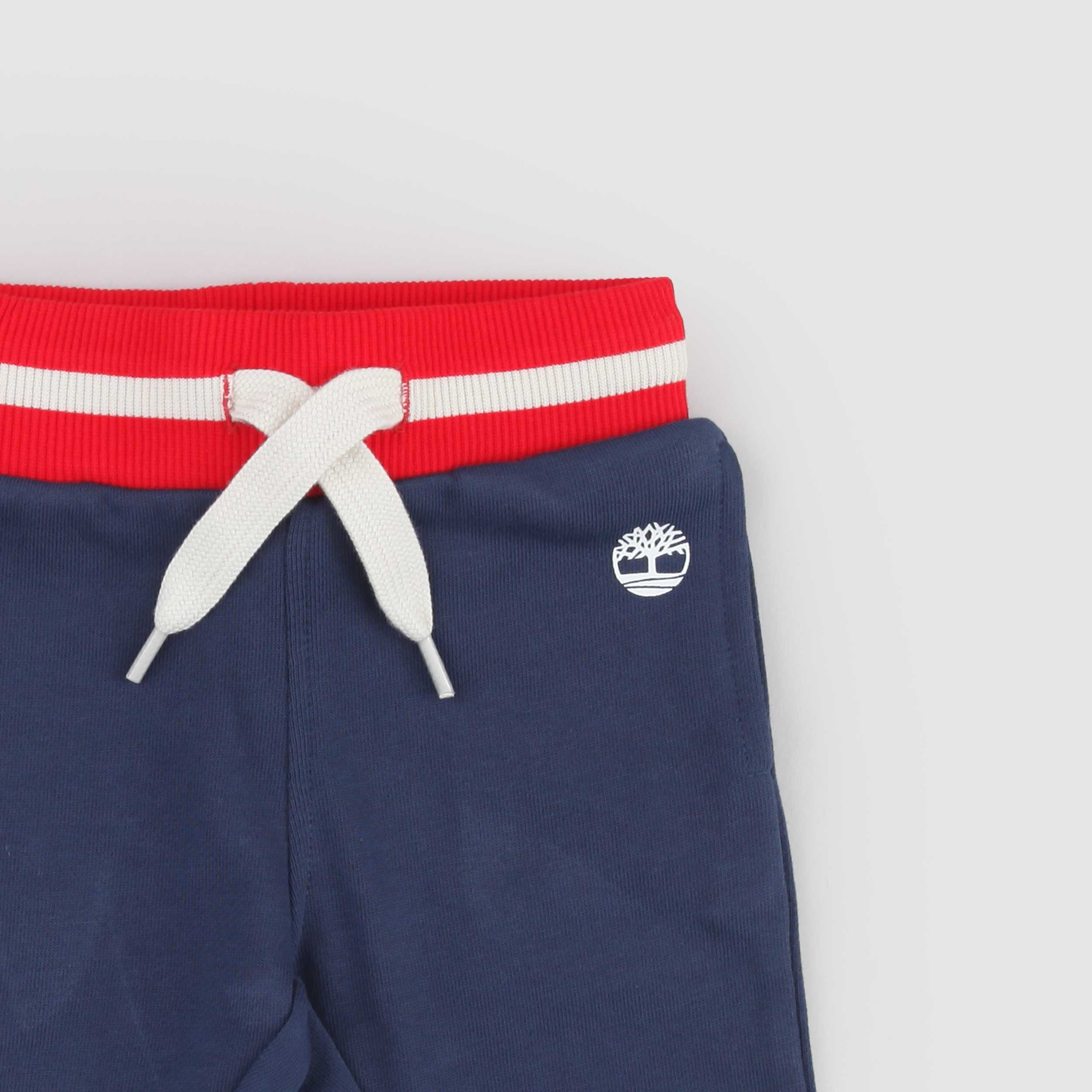Pantalone Blu con Stemma Bianco Firmato TIMBERLAND