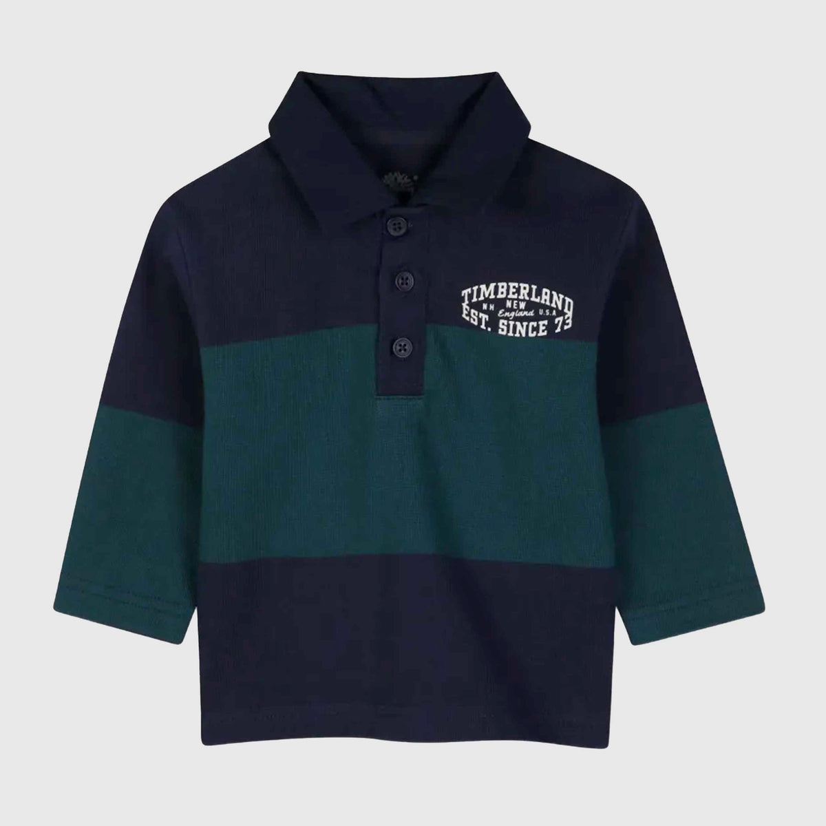 Polo a Righe Bicolore con Logo per Bambini TIMBERLAND