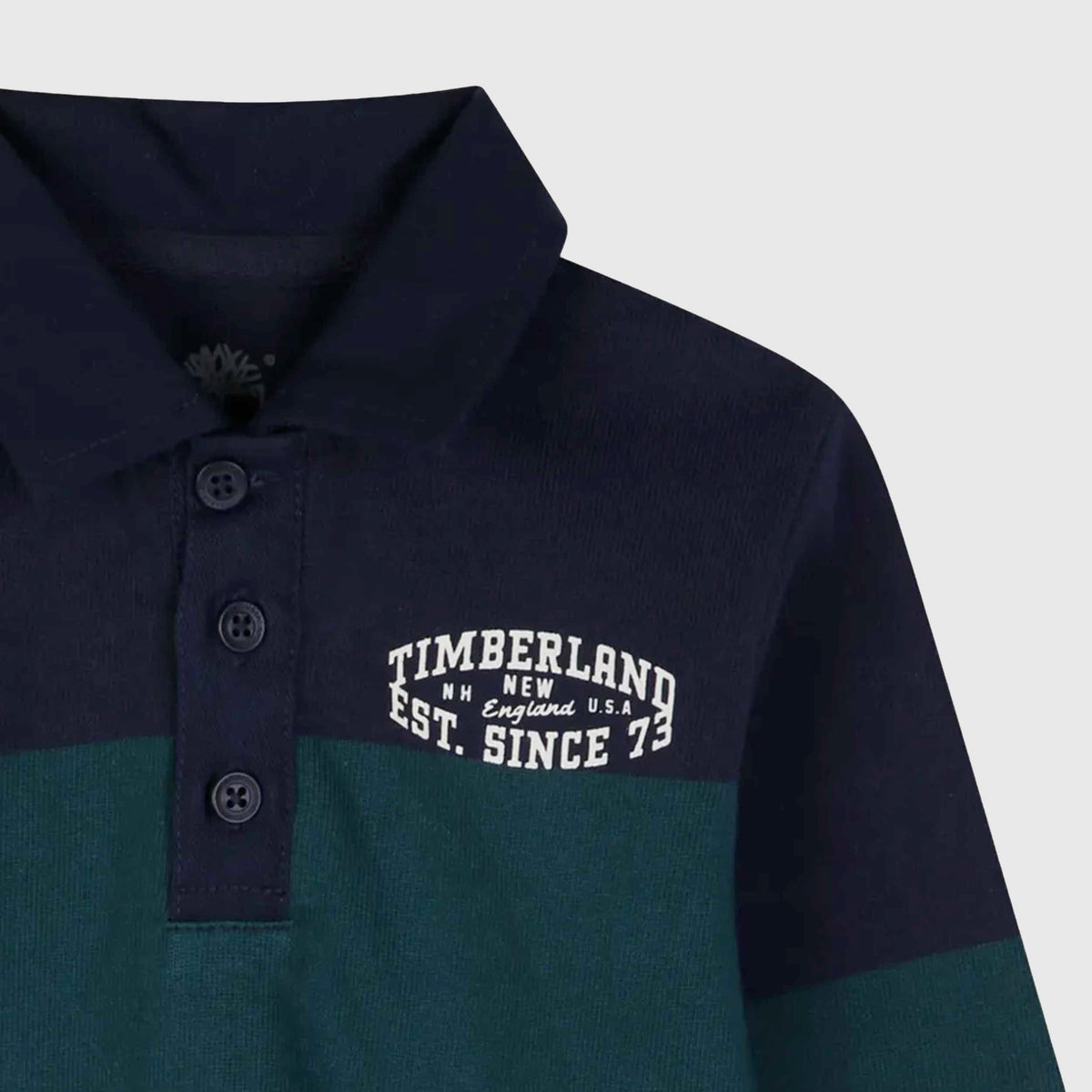 Polo a Righe Bicolore con Logo per Bambini TIMBERLAND