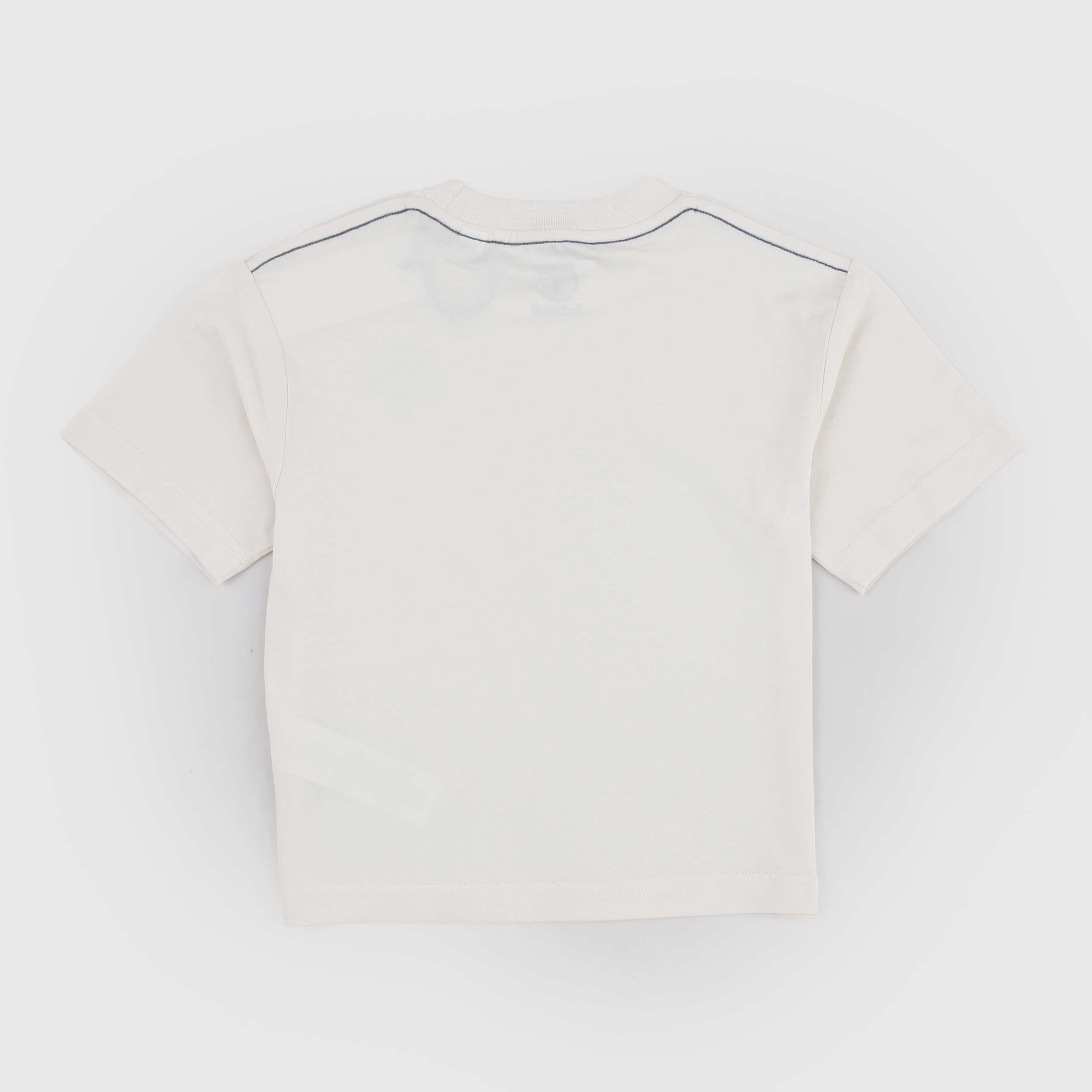 T-shirt Beige Chiaro con Scritta Firmata TIMBERLAND