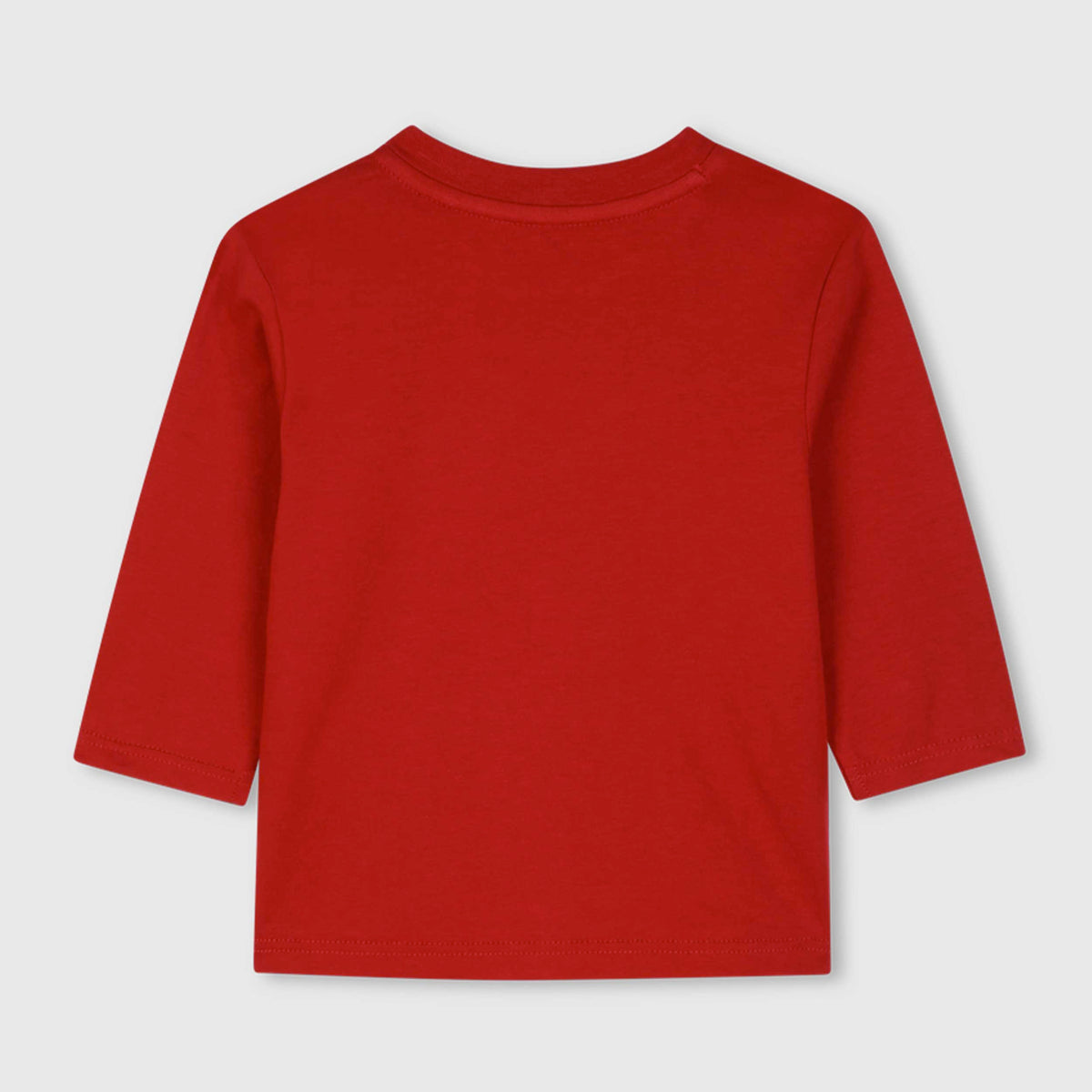 TIMBERLAND Kids' Red Button-Up Logo T-Shirt