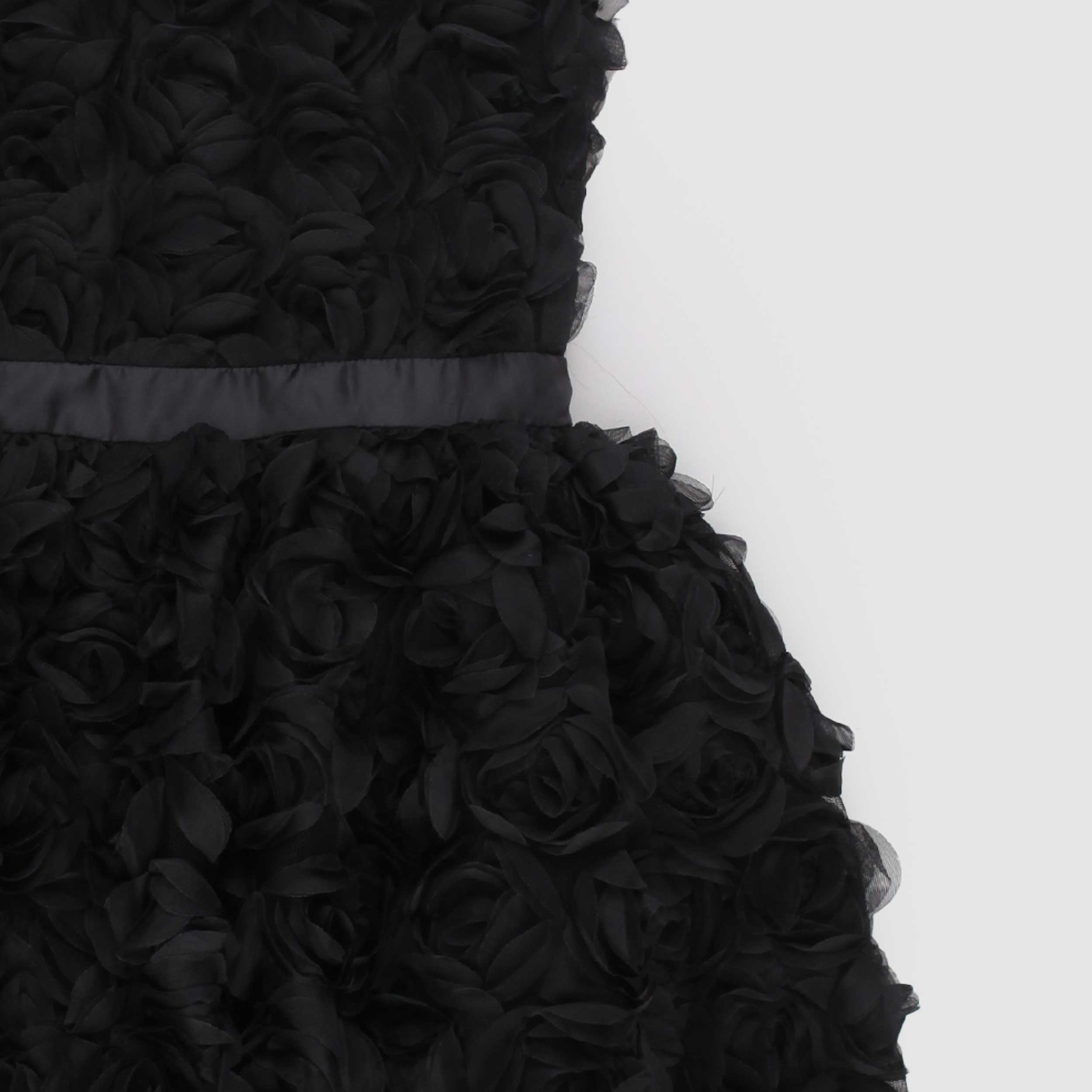 Black Dress with Straps and TOBETOO Branded Ribbon